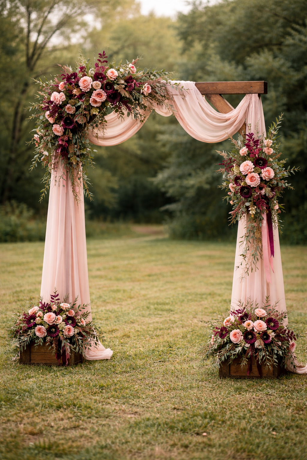moveable wooden archway covered in pink.png