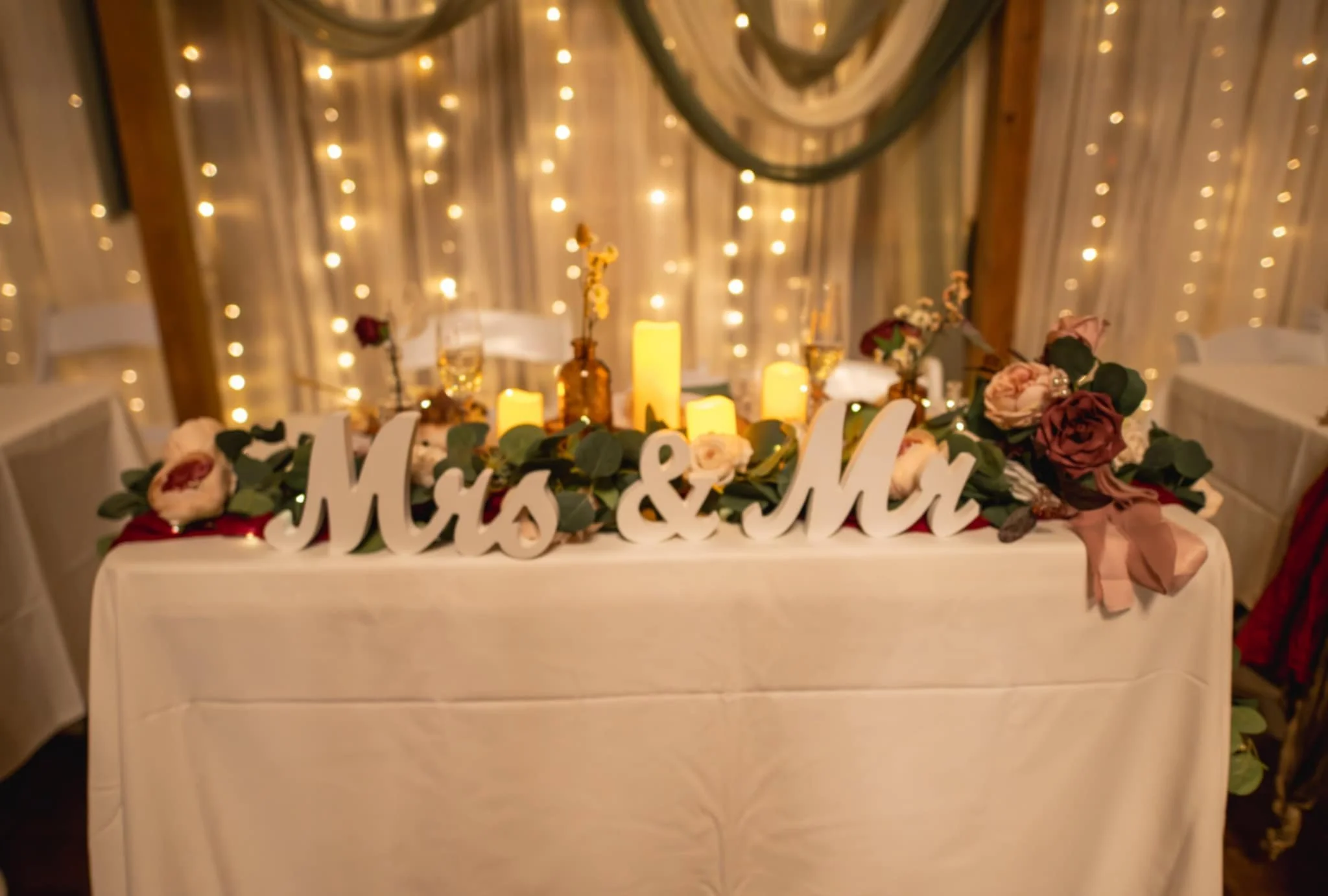 Head Table/Sweetheart Table Decor