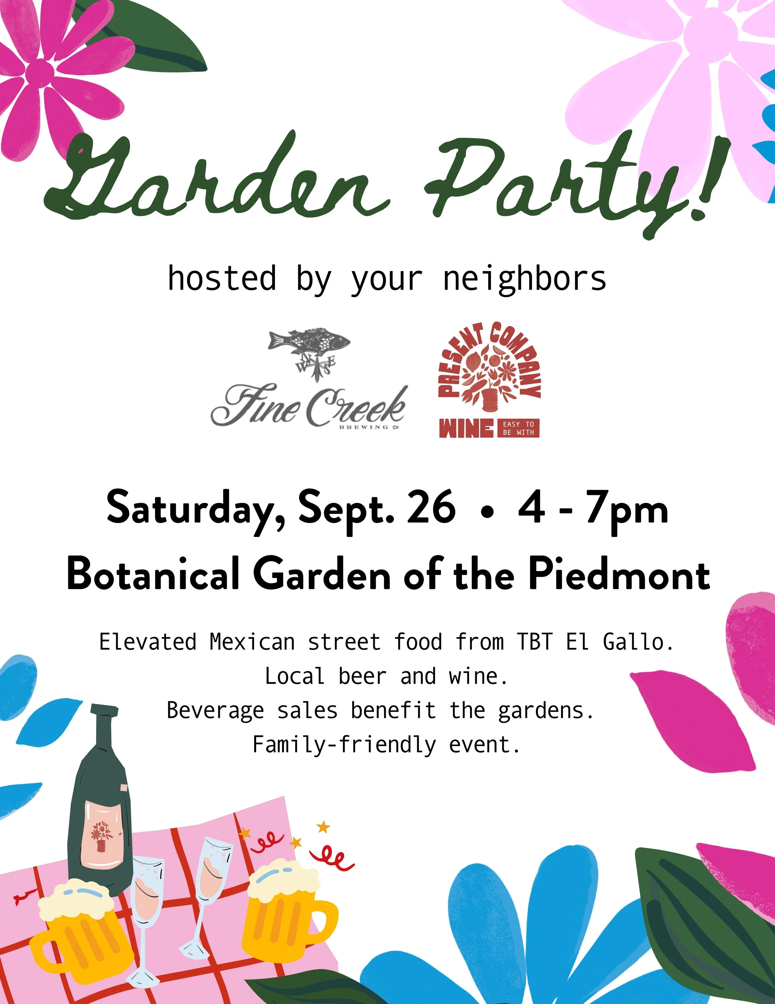 In Fine Company: Garden Party at the Botanical Garden of the Piedmont