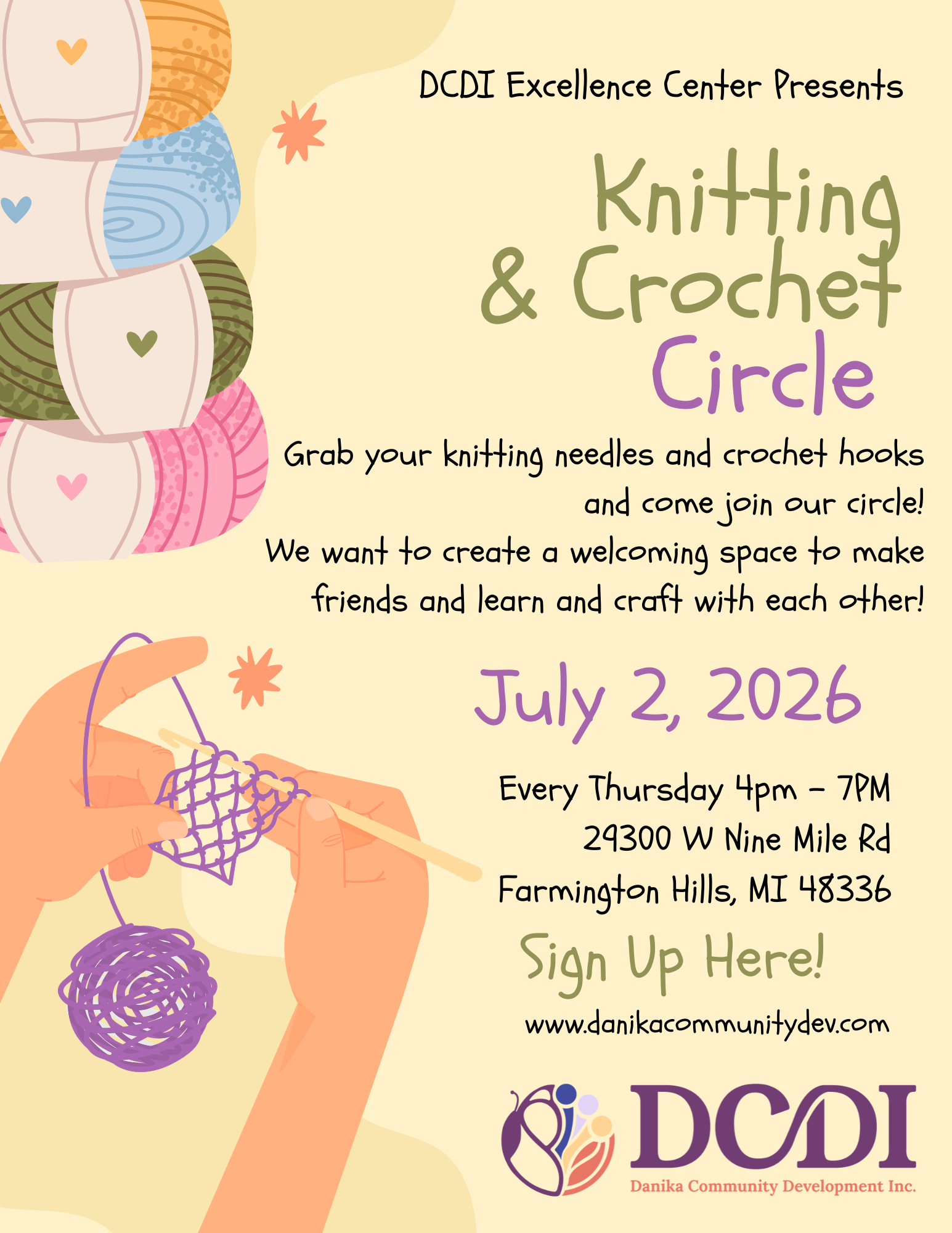 Knitting &amp; Crochet Circle
