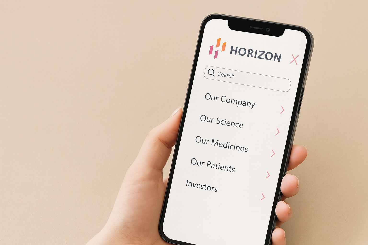 Mobile Navigation Research + Redesign