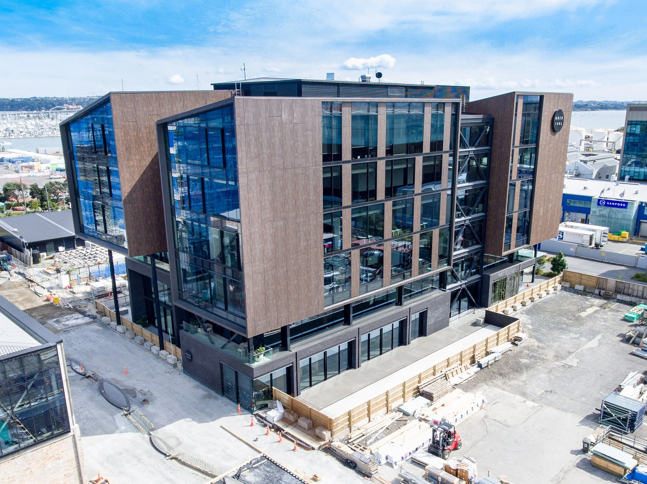 Allco Coreflex waterproofing installation at WQIP Building 5A, Madden Street, Wynyard Quarter, Auckland
