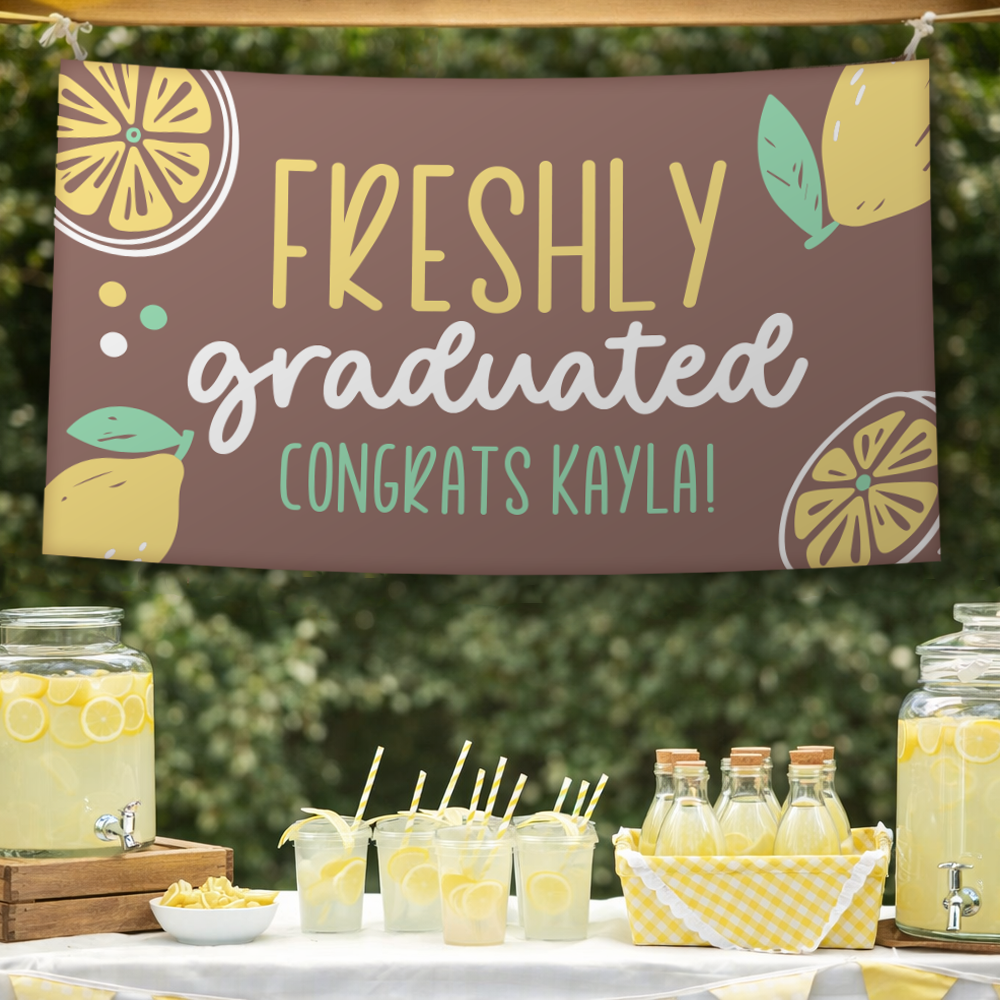 Custom Graduation Painted Banner