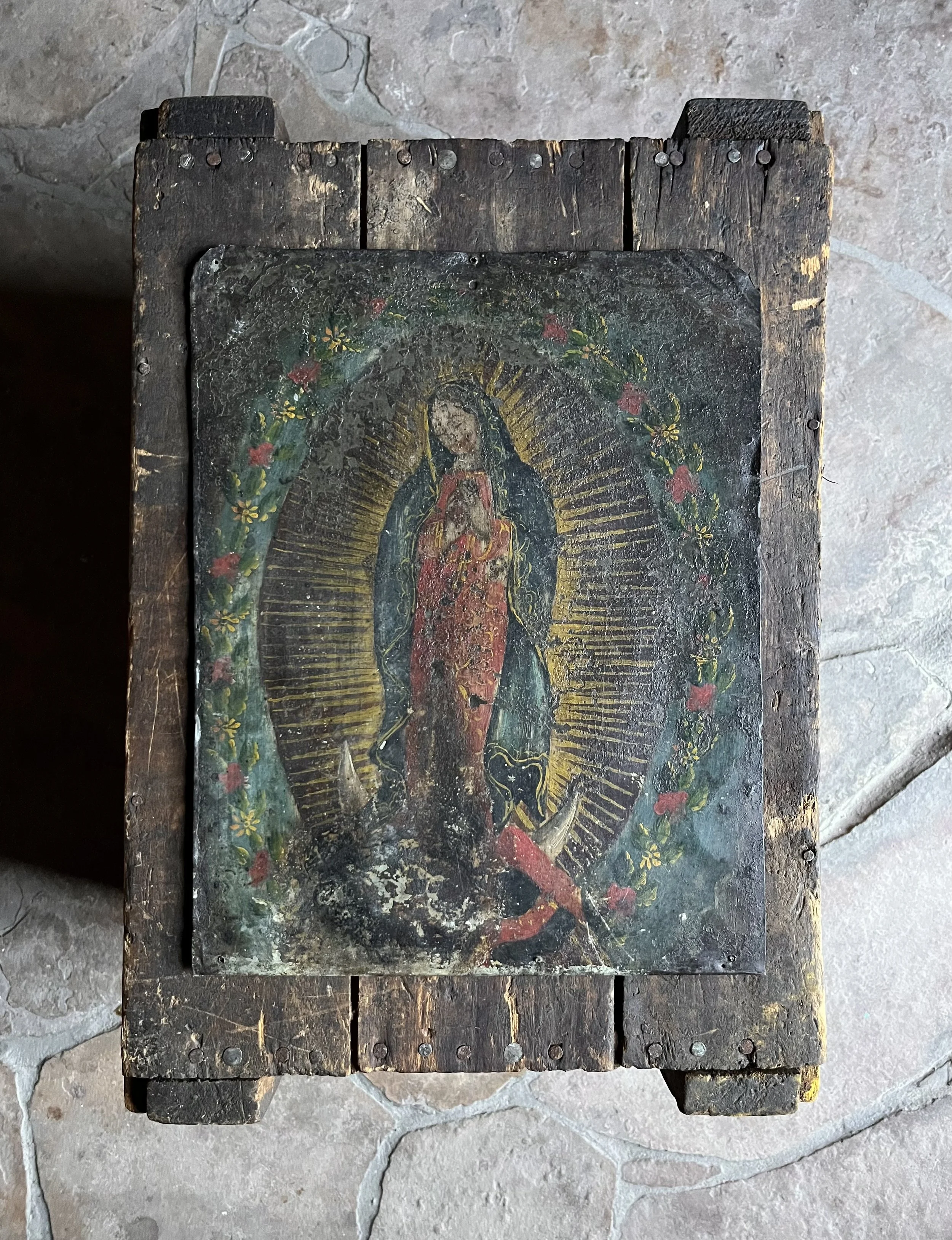 Retablo of La Virgen de Guadalupe 