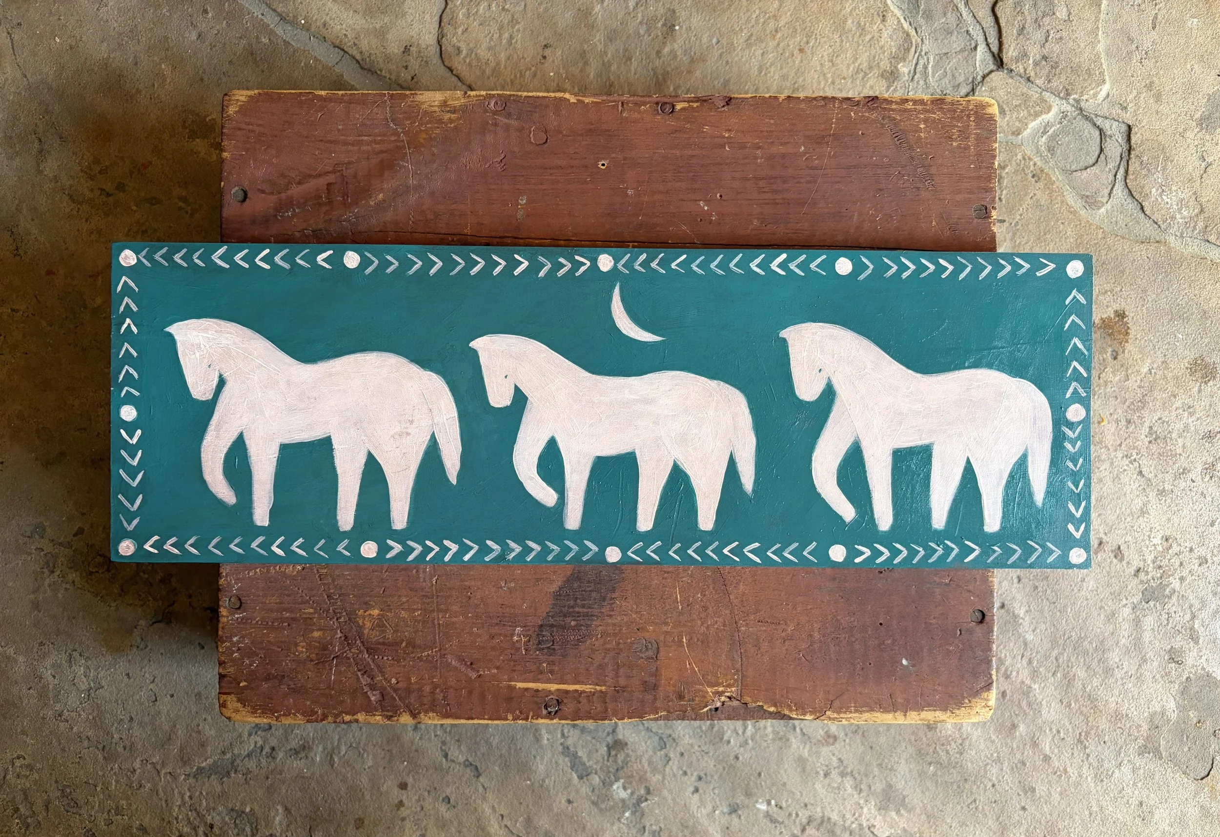 Three Horses Painting