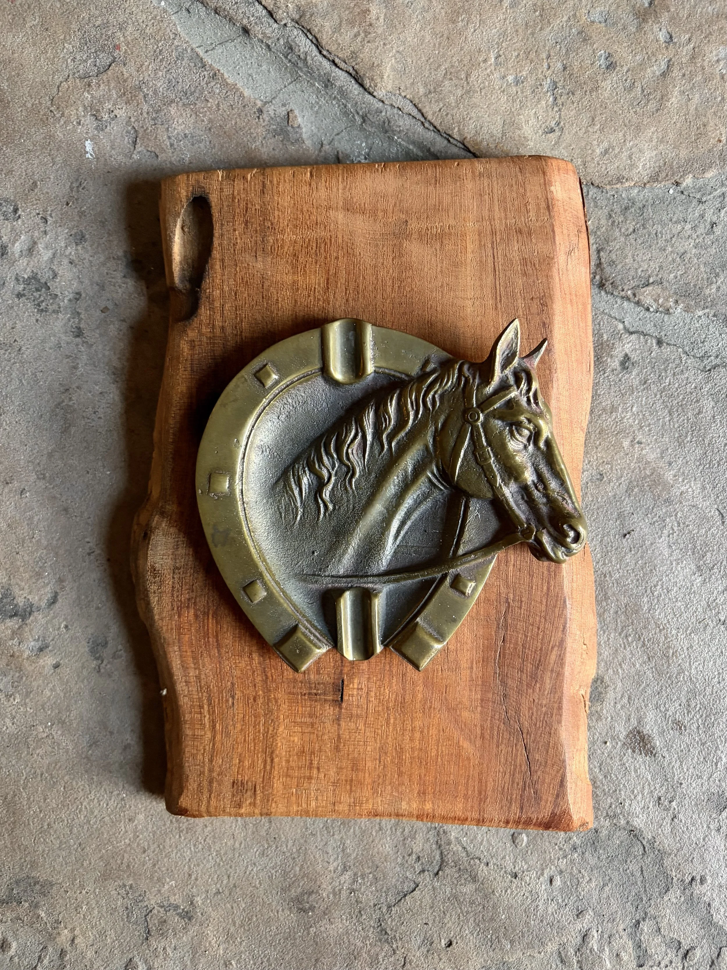 Horse Head Ashtray 