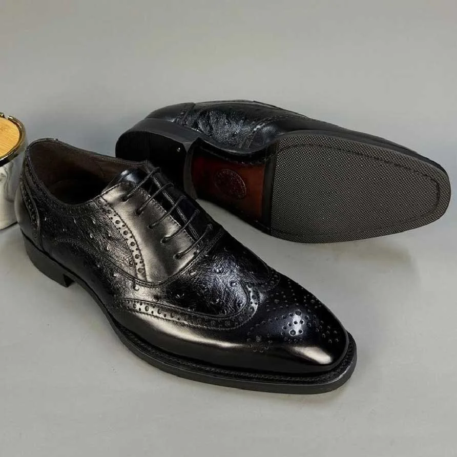 Black English Leather