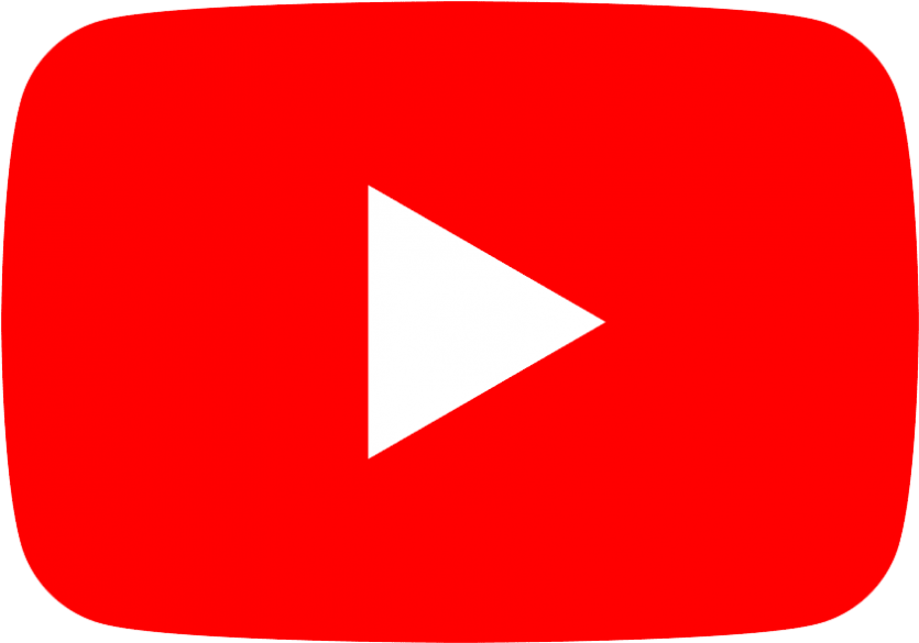 Red play button icon typical of YouTube logo.