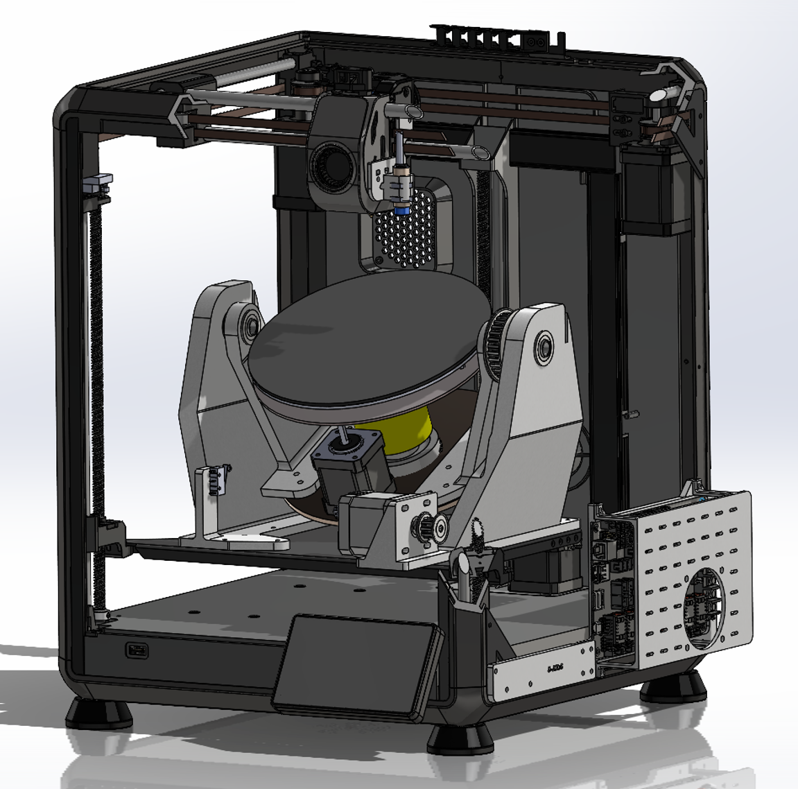 5-Axis Non-Planar 3D Printer