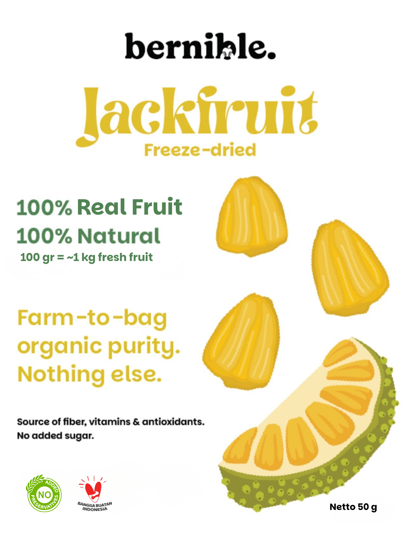 Freeze-dried Jackfruit