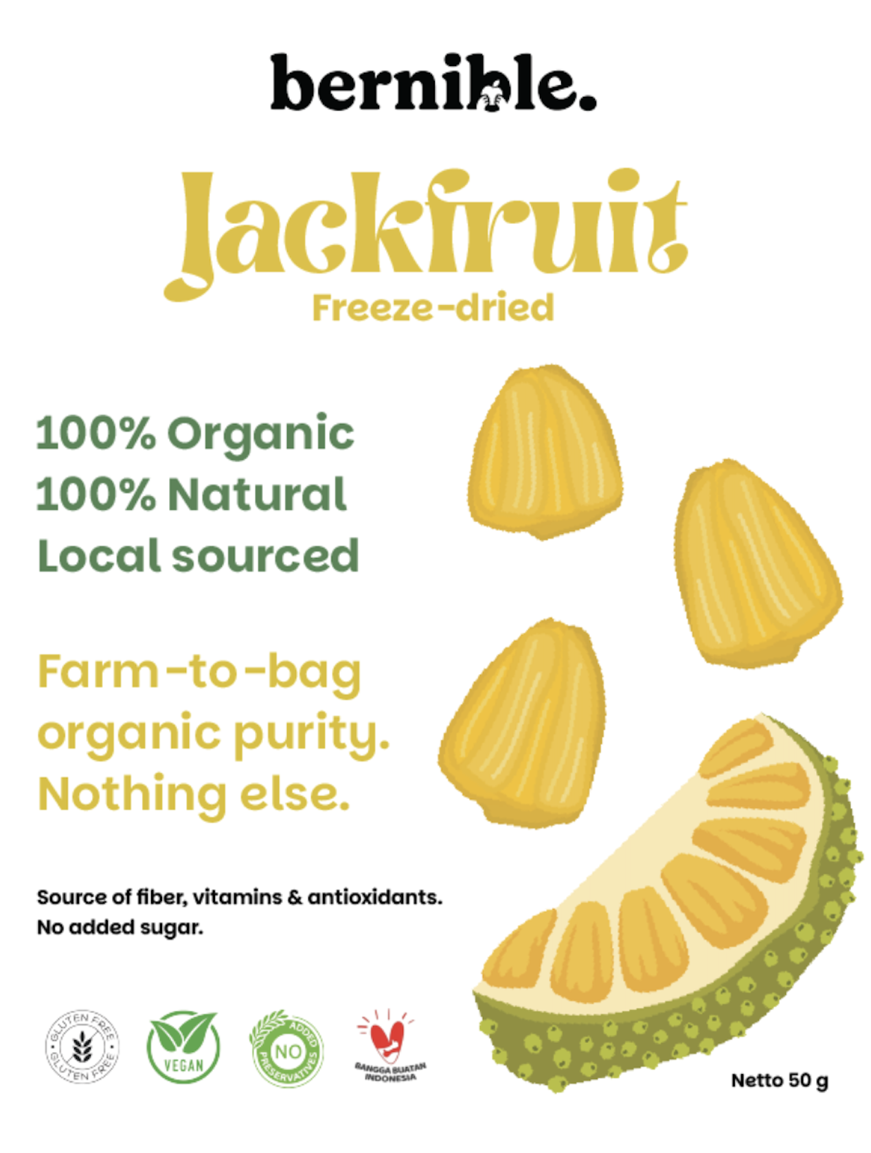 Freeze-dried Jackfruit