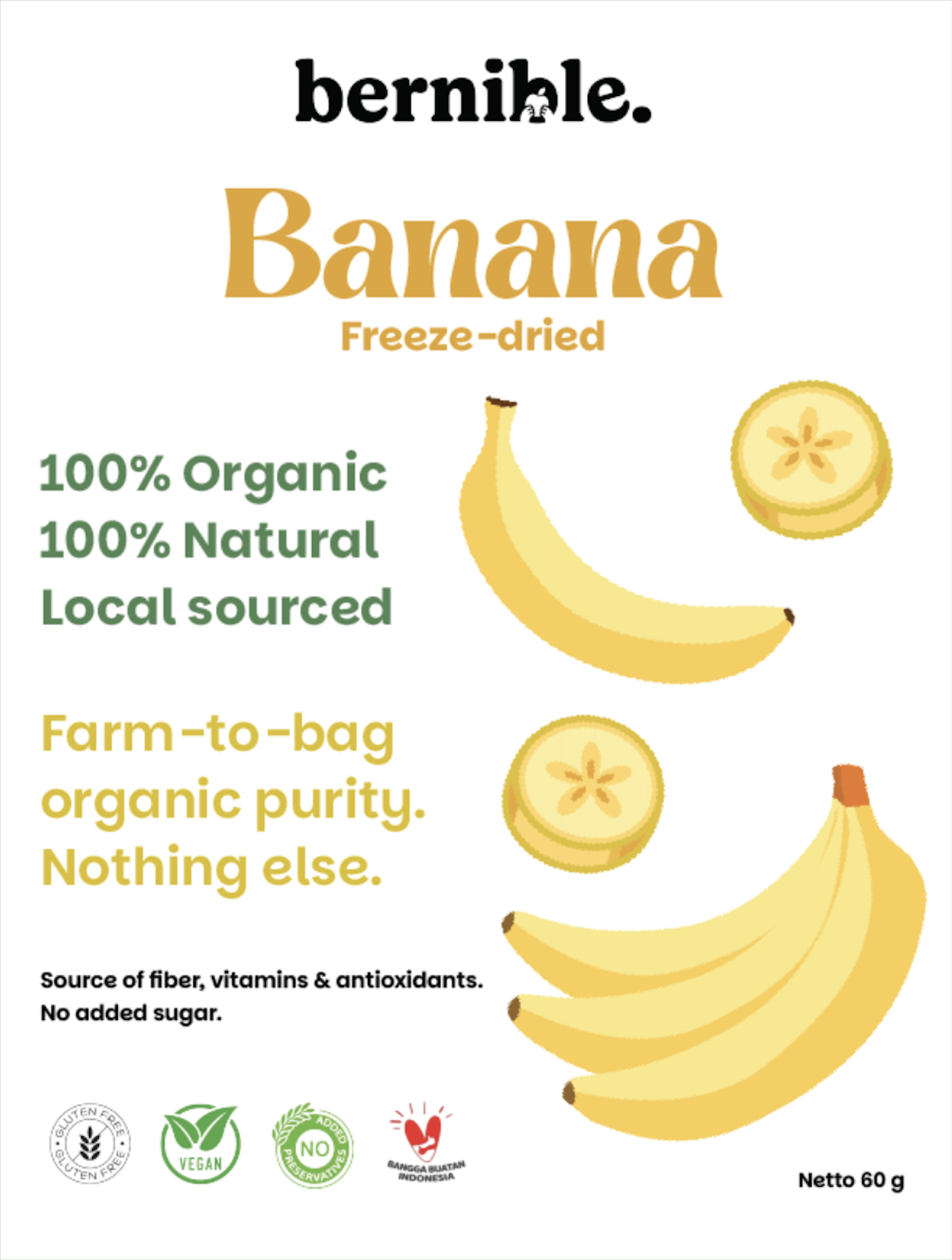 Freeze-dried Banana