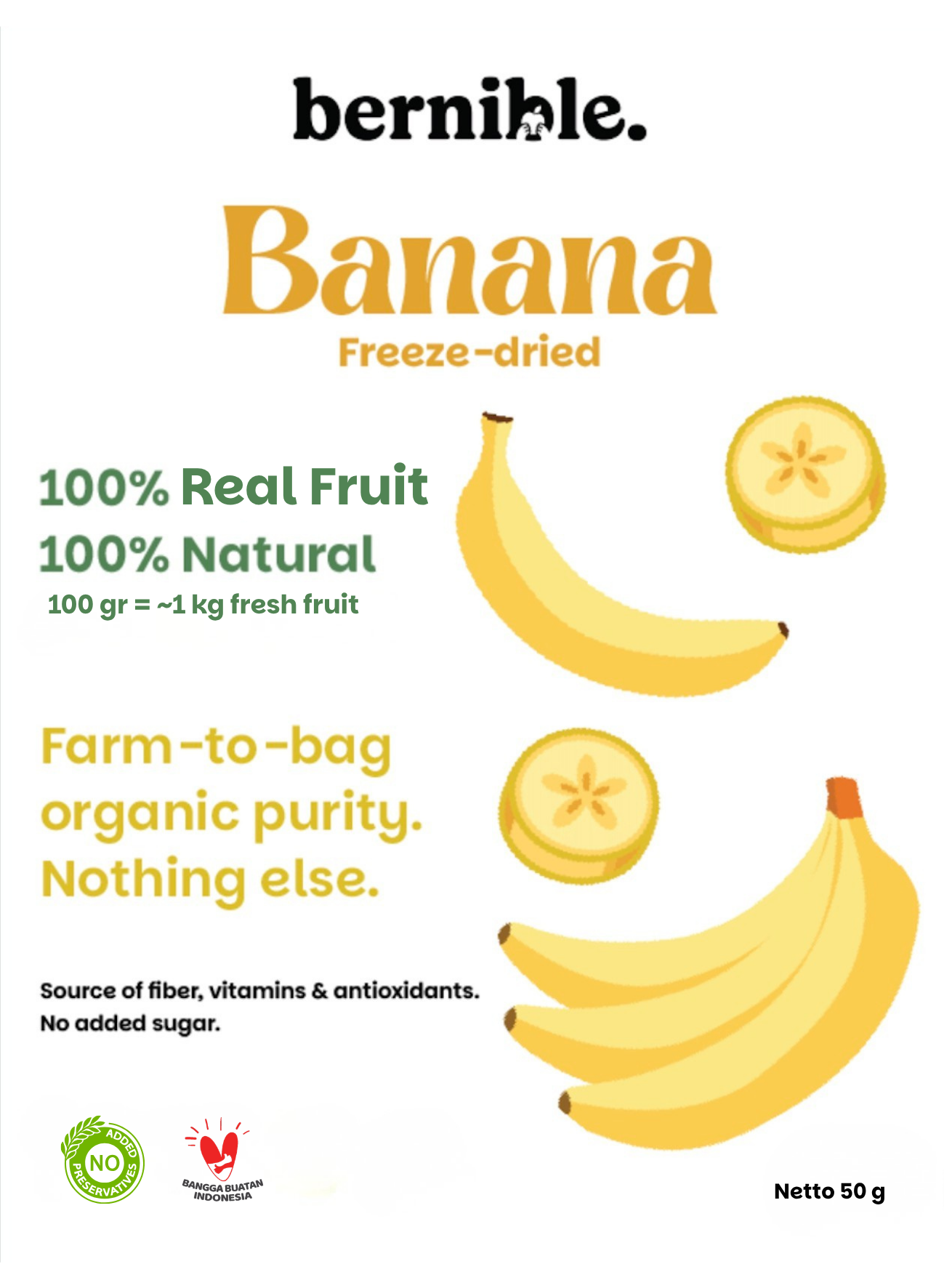 Freeze-dried Banana