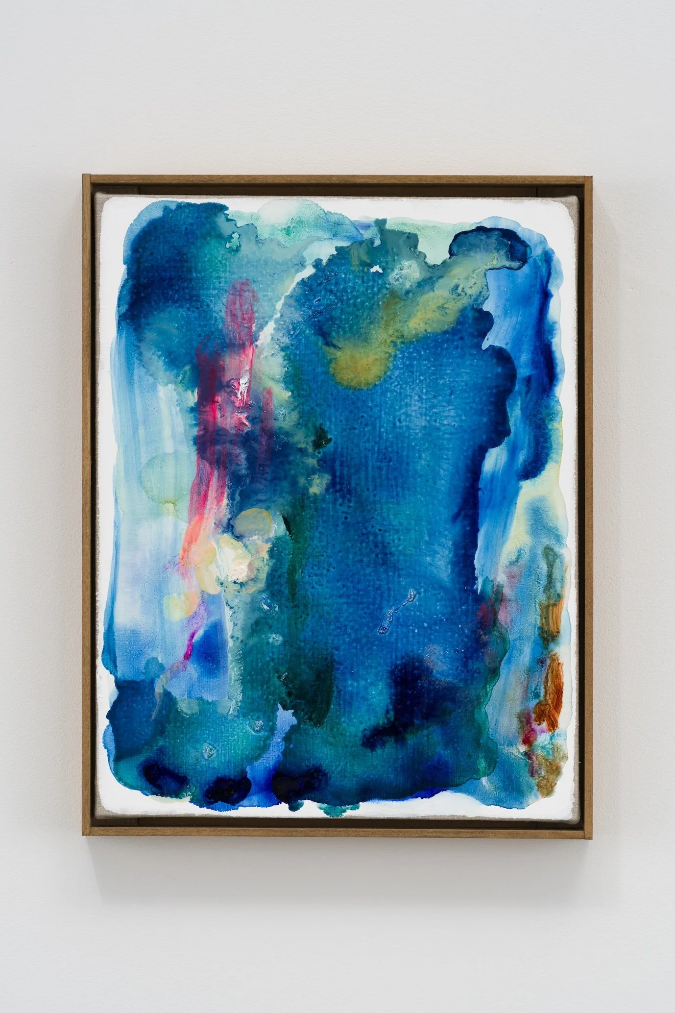 Fragments of light #97, H42.6 x W33.4 cm, Oil on linen with the artist's original frame