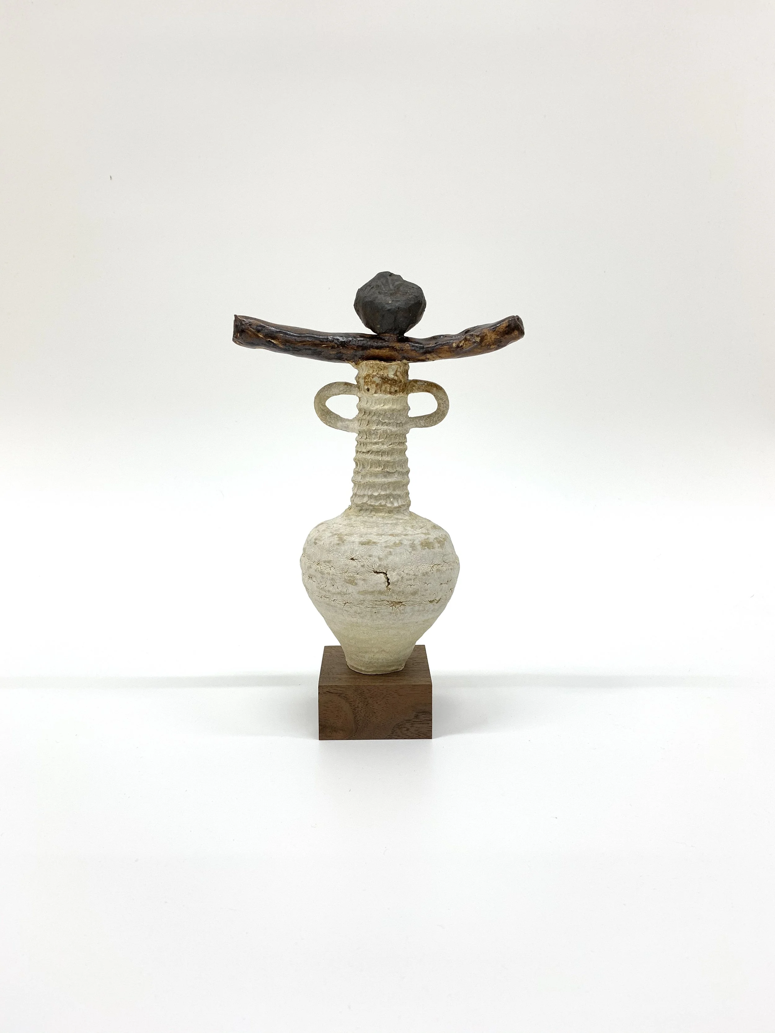 Fragments of the earth #70, あめつちのかけら #70, 2020, Ceramic, wood