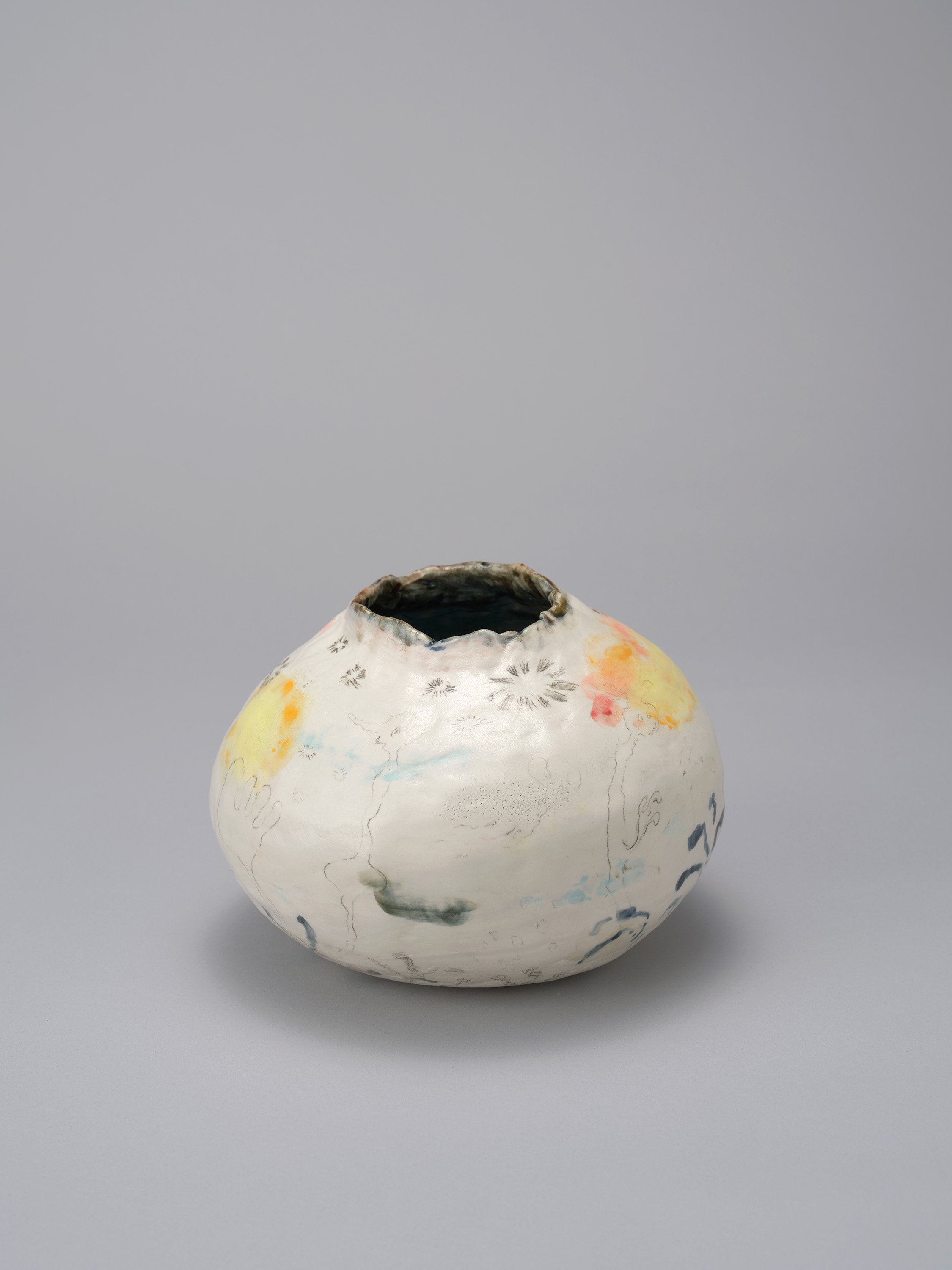 Birth #1, 2024, H15 x W22.5 x D21 cm, Ceramic
