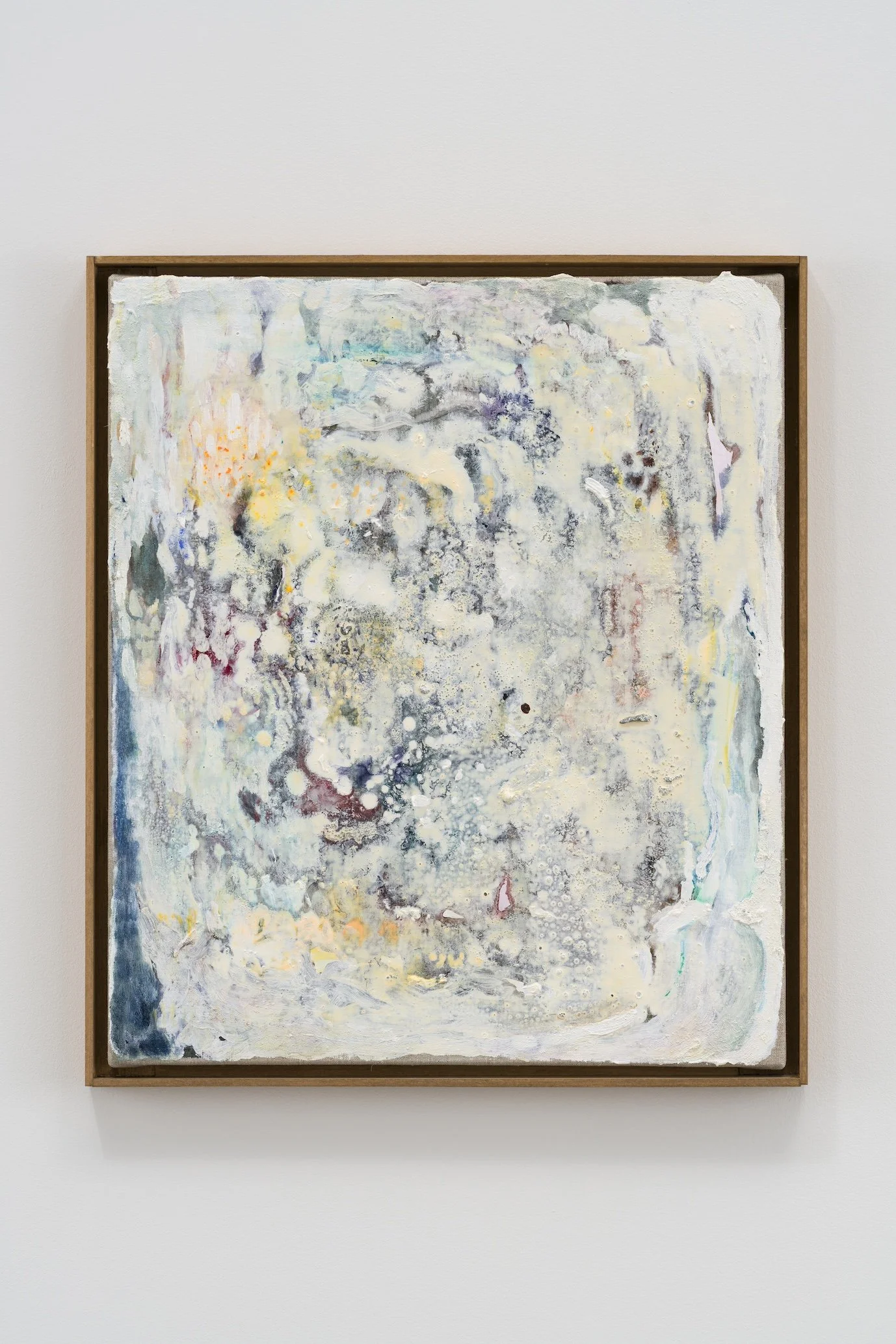 Fragments of light #94, H54.6 x W47.1 cm, Oil on linen with the artist's original frame