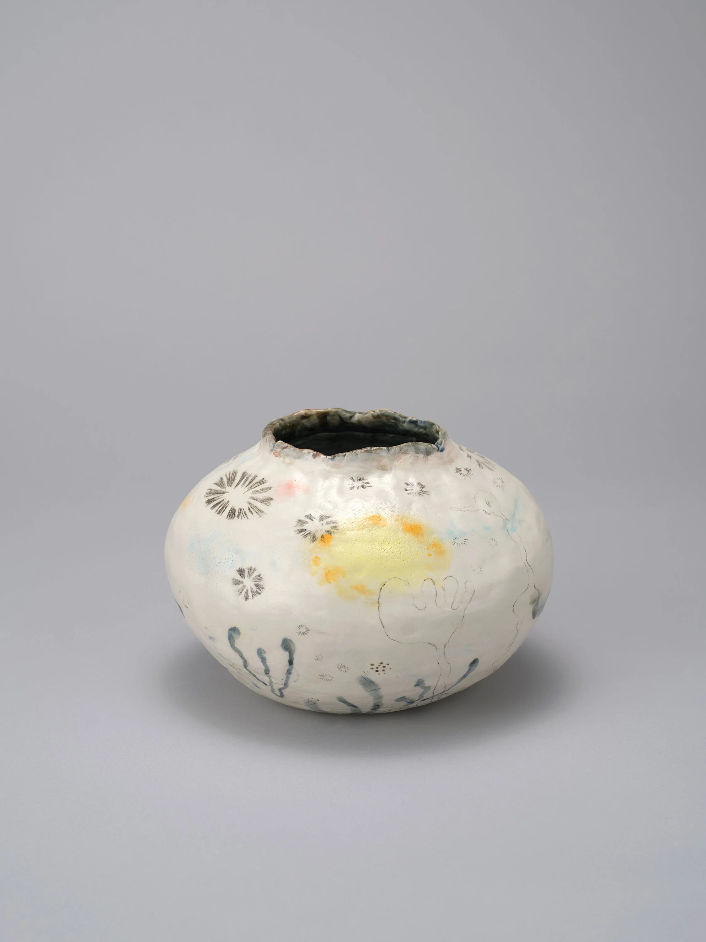 Birth #1, 2024, H15 x W22.5 x D21 cm, Ceramic