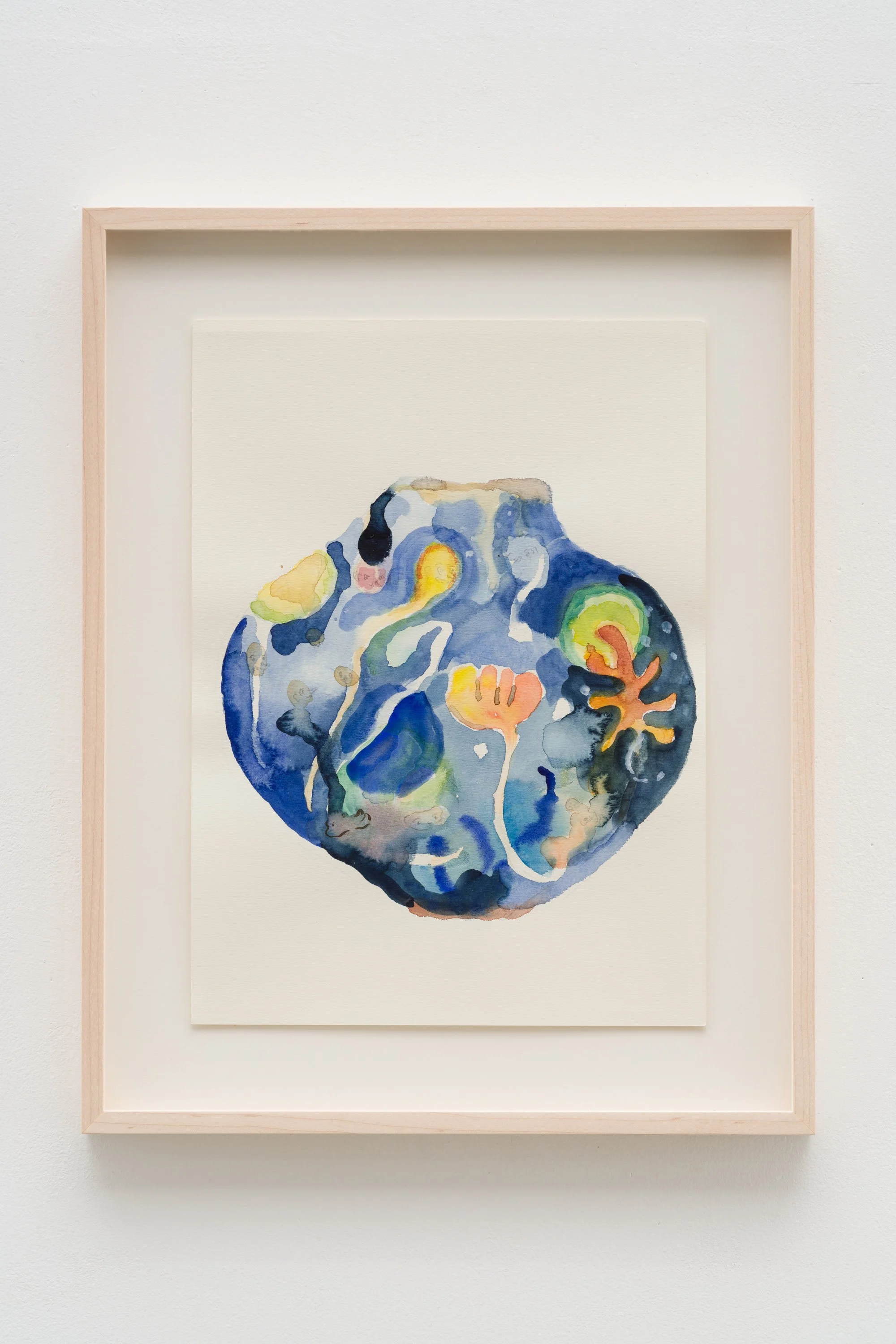 Study for Birth #4, Birthのためのドローイング #4, 2024, H33.3 x W24.2 cm, Watercolor on paper