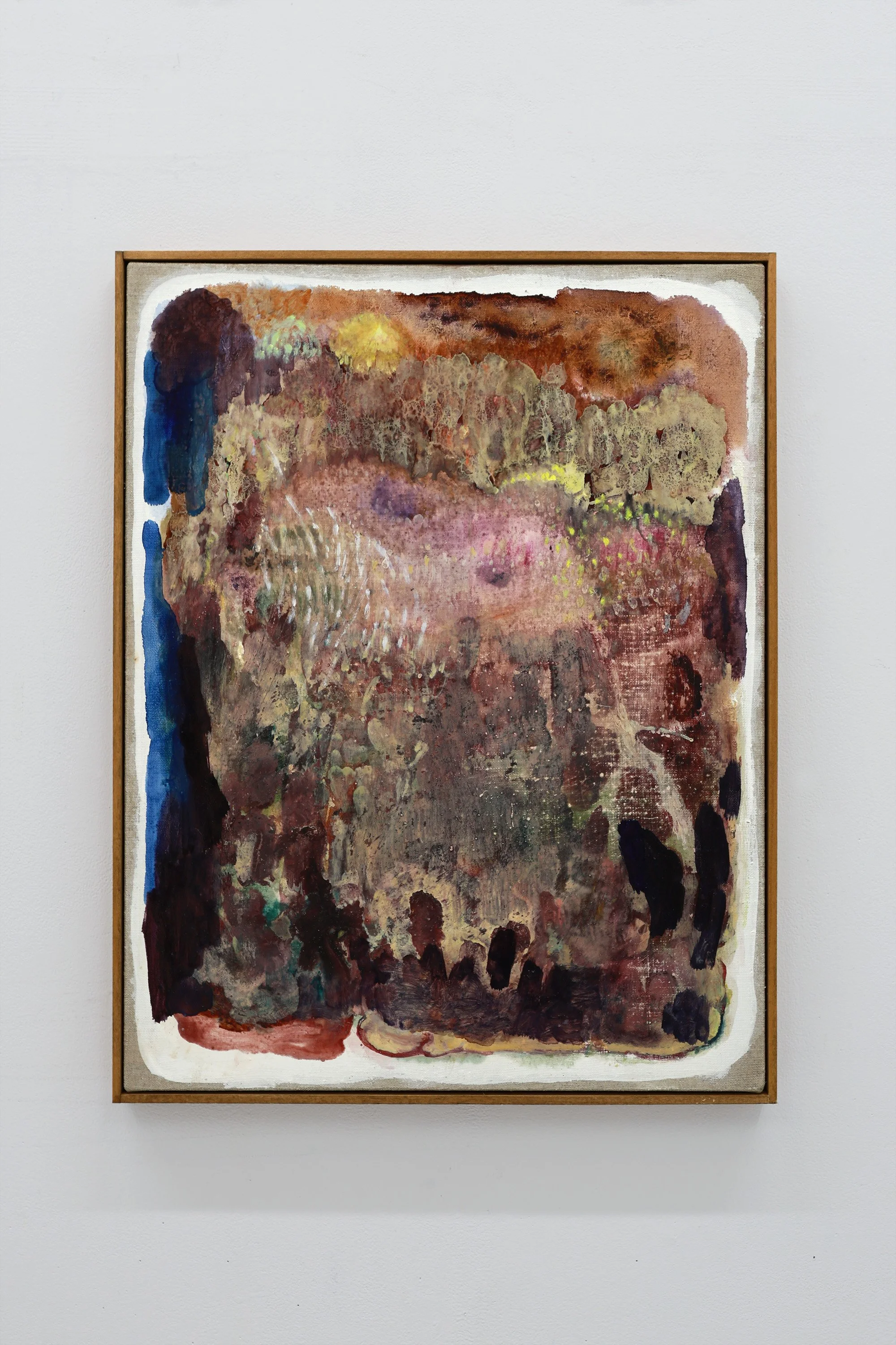 Fragments of light #72, ひかりのかけら #72, 2025, H53 x W41.1 x D2 cm, Oil on canvas with the artist's original frame