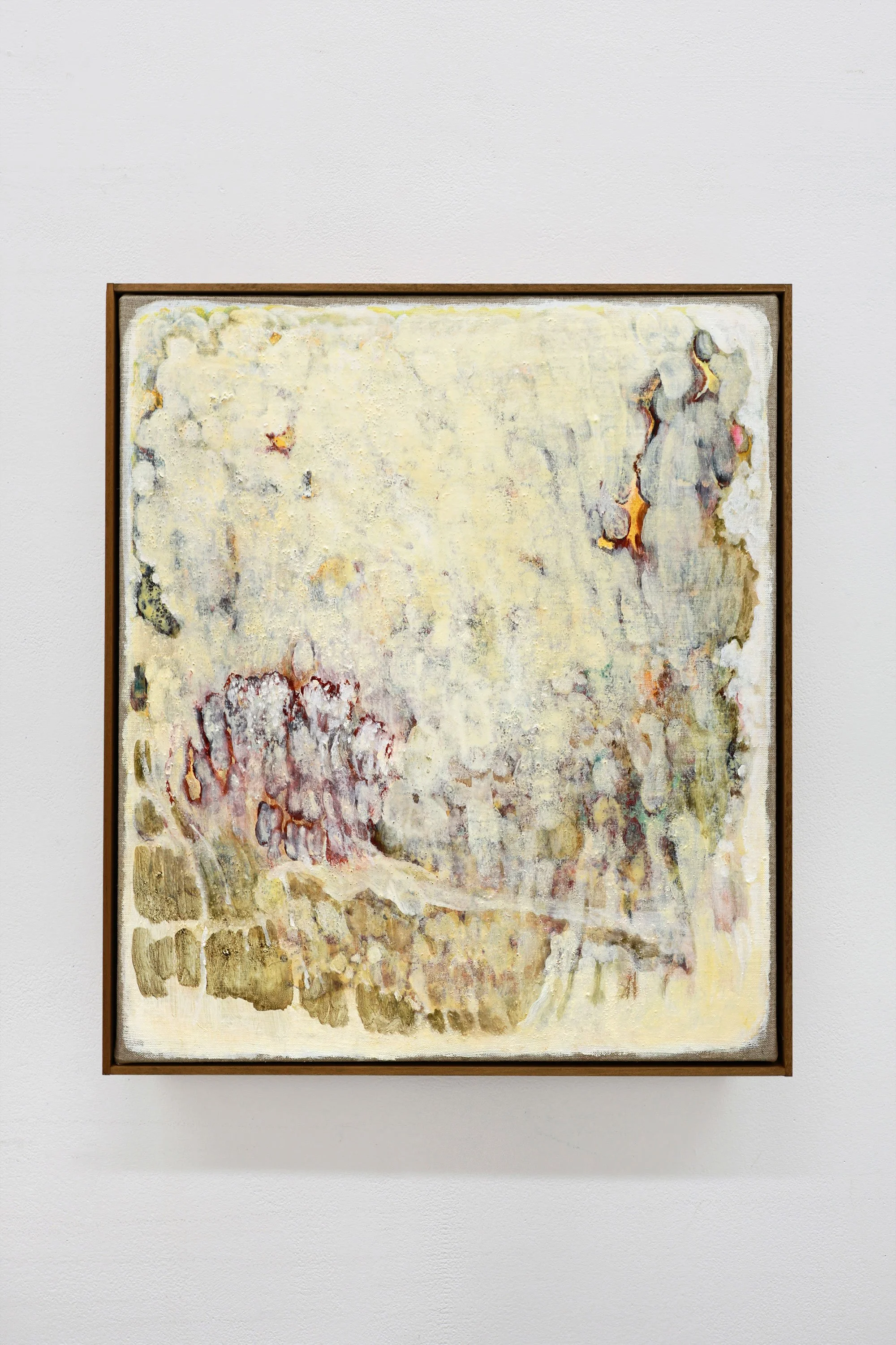 Fragments of light #70, ひかりのかけら #70, 2025, H53 x W46 x D2 cm, Oil on canvas with the artist's original frame