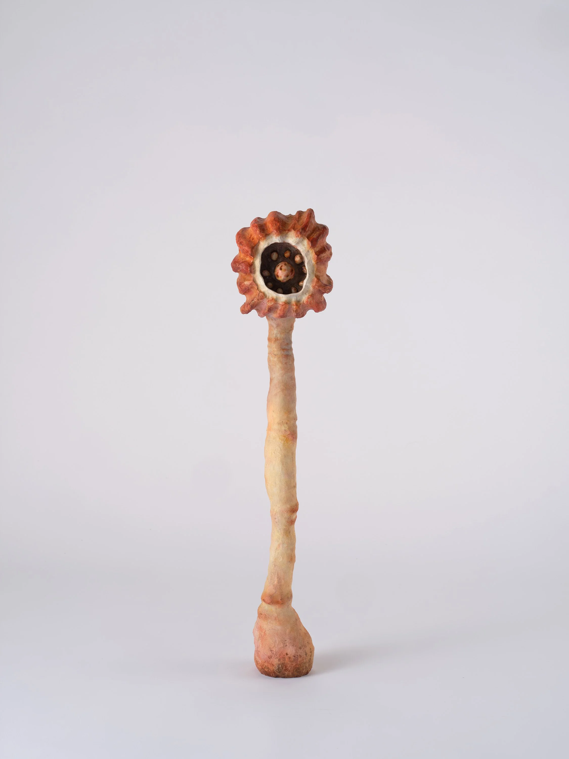 Fragments of the earth #90, あめつちのかけら #90, 2024, H64 x W14 x D13 cm, Oil paint, acrylic paint, ceramic, camphor