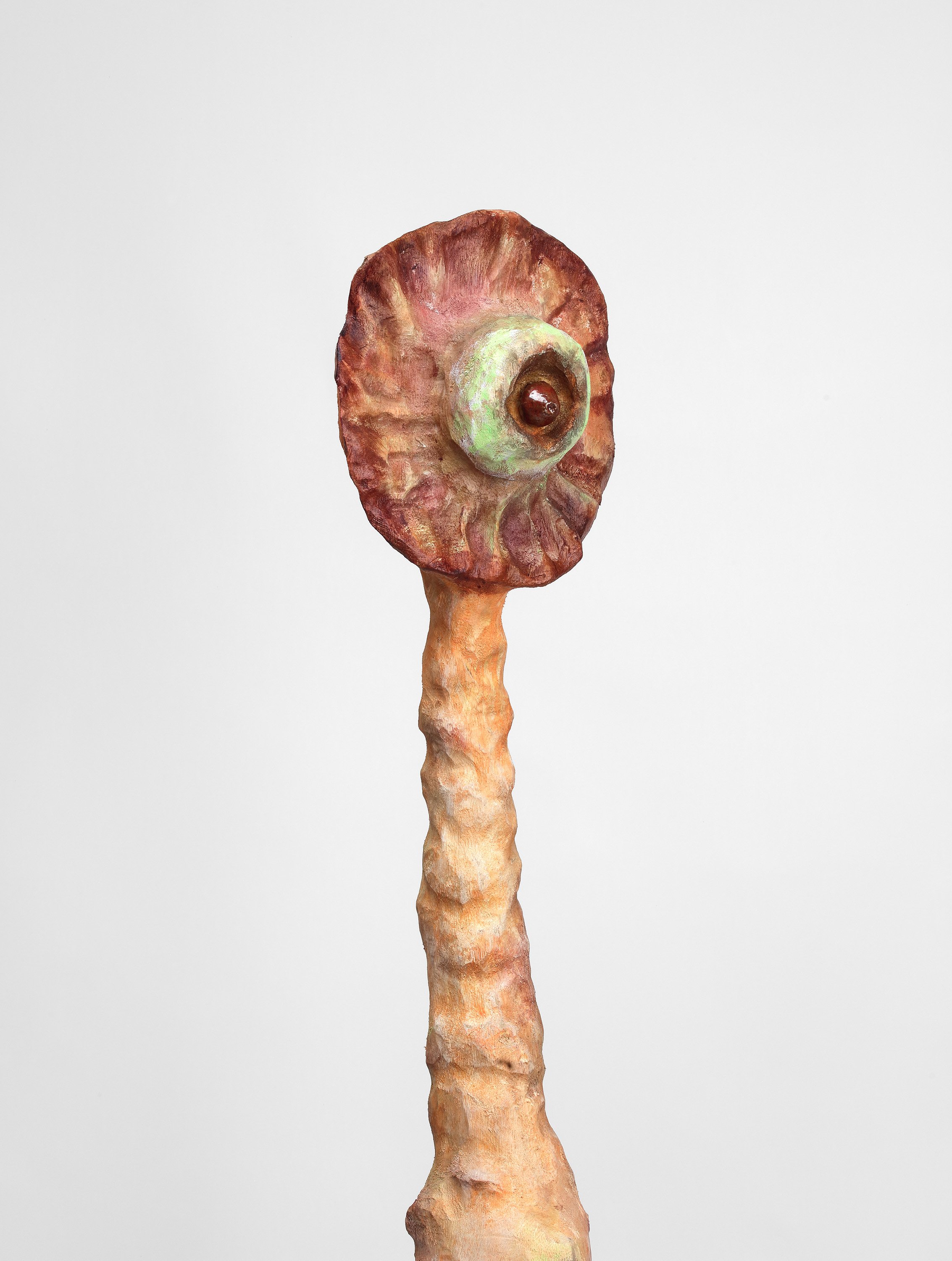 Fragments of the earth #87, あめつちのかけら #87, 2024, H126 x W11 x D14 cm, Oil paint, acrylic paint, ceramic, camphor