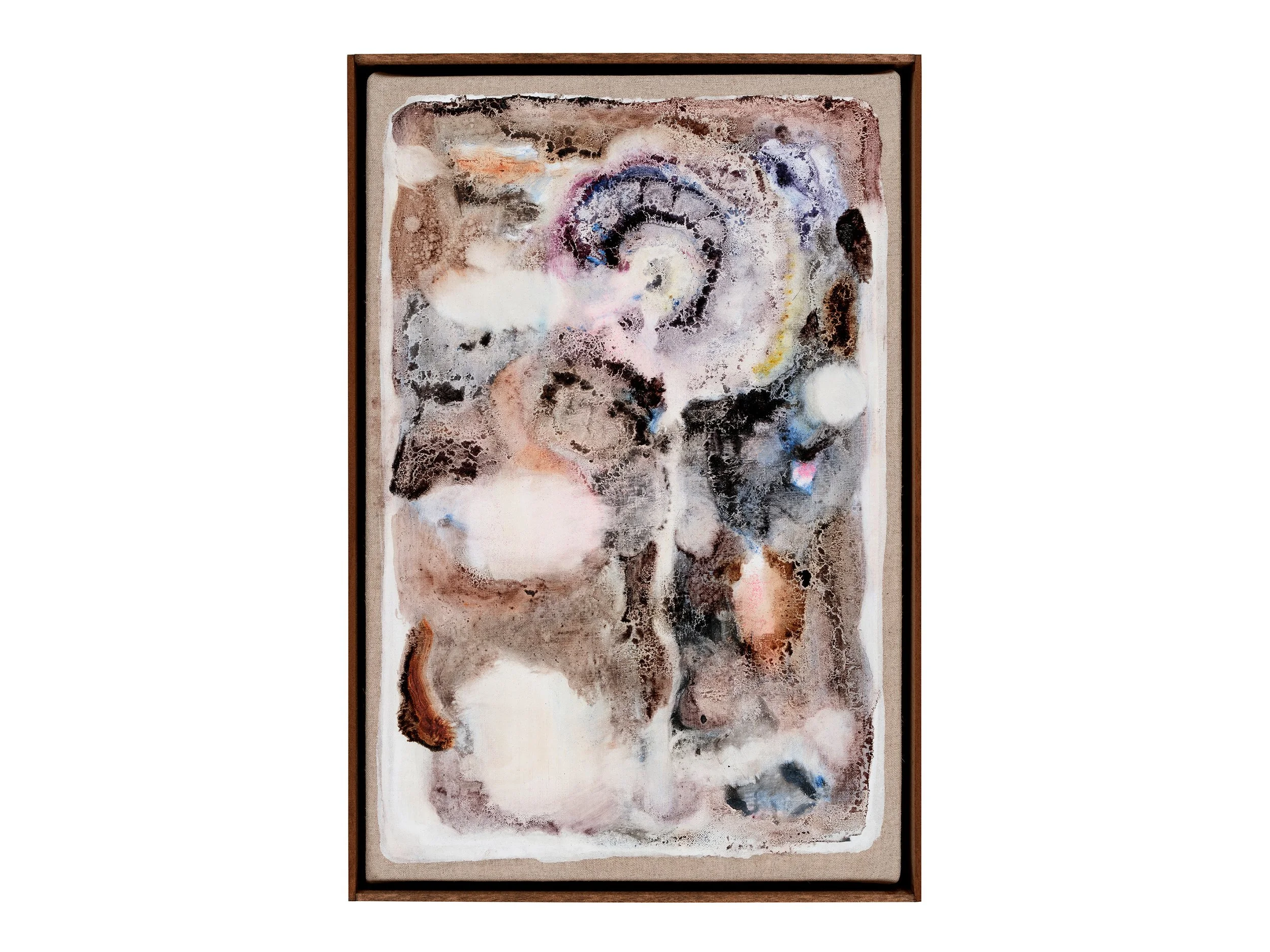 Fragments of light #32, ひかりのかけら #32, 2024, H33.5 x W22.5 cm, Oil on linen with the artist's original frame