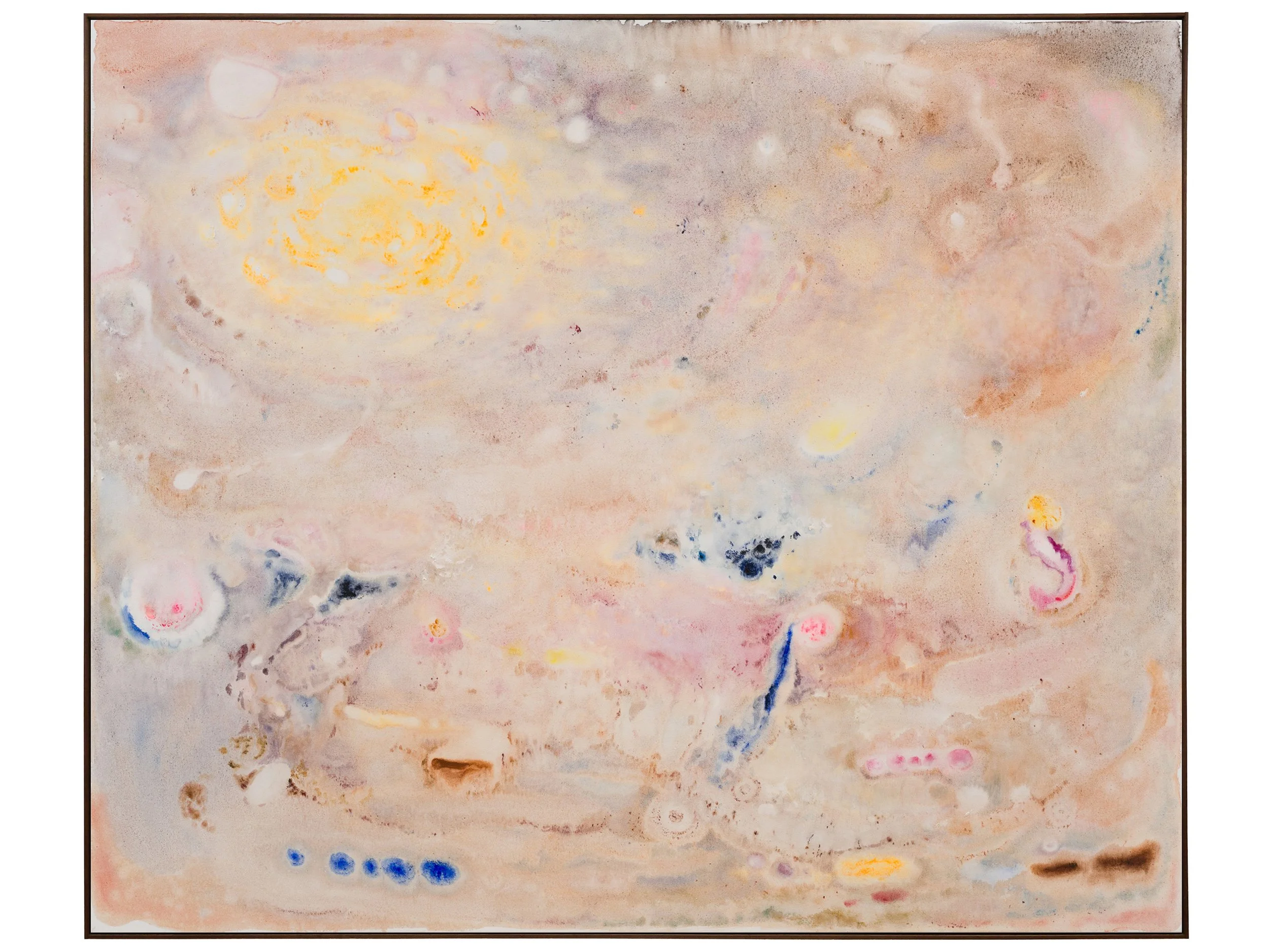 Fragments of light #23, ひかりのかけら #23, 2024, H162 x W194 x D4 cm, Oil on linen with the artist's original frame