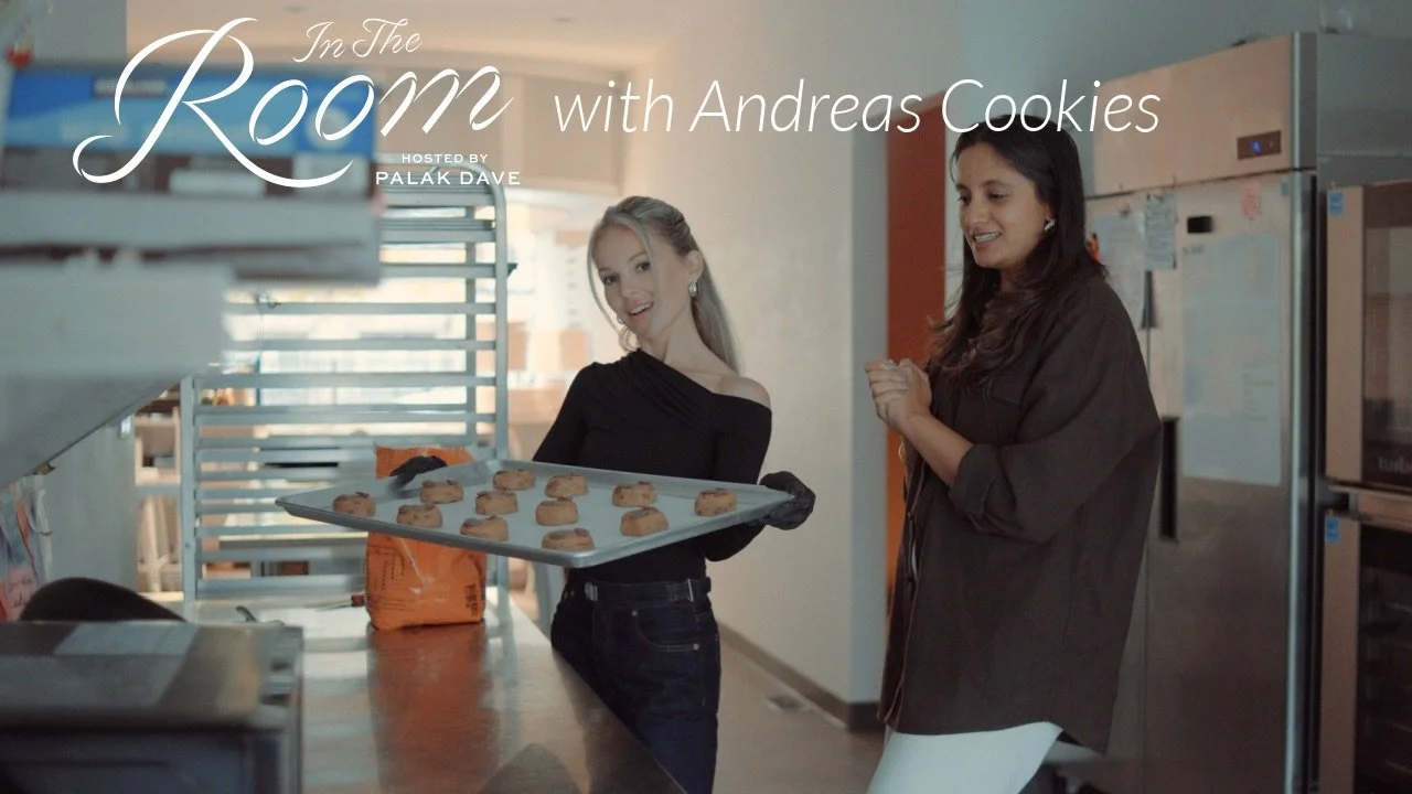 EPISODE # 2 — IN THE ROOM with Andrea Christensen, Founder of Andrea’s Cookies