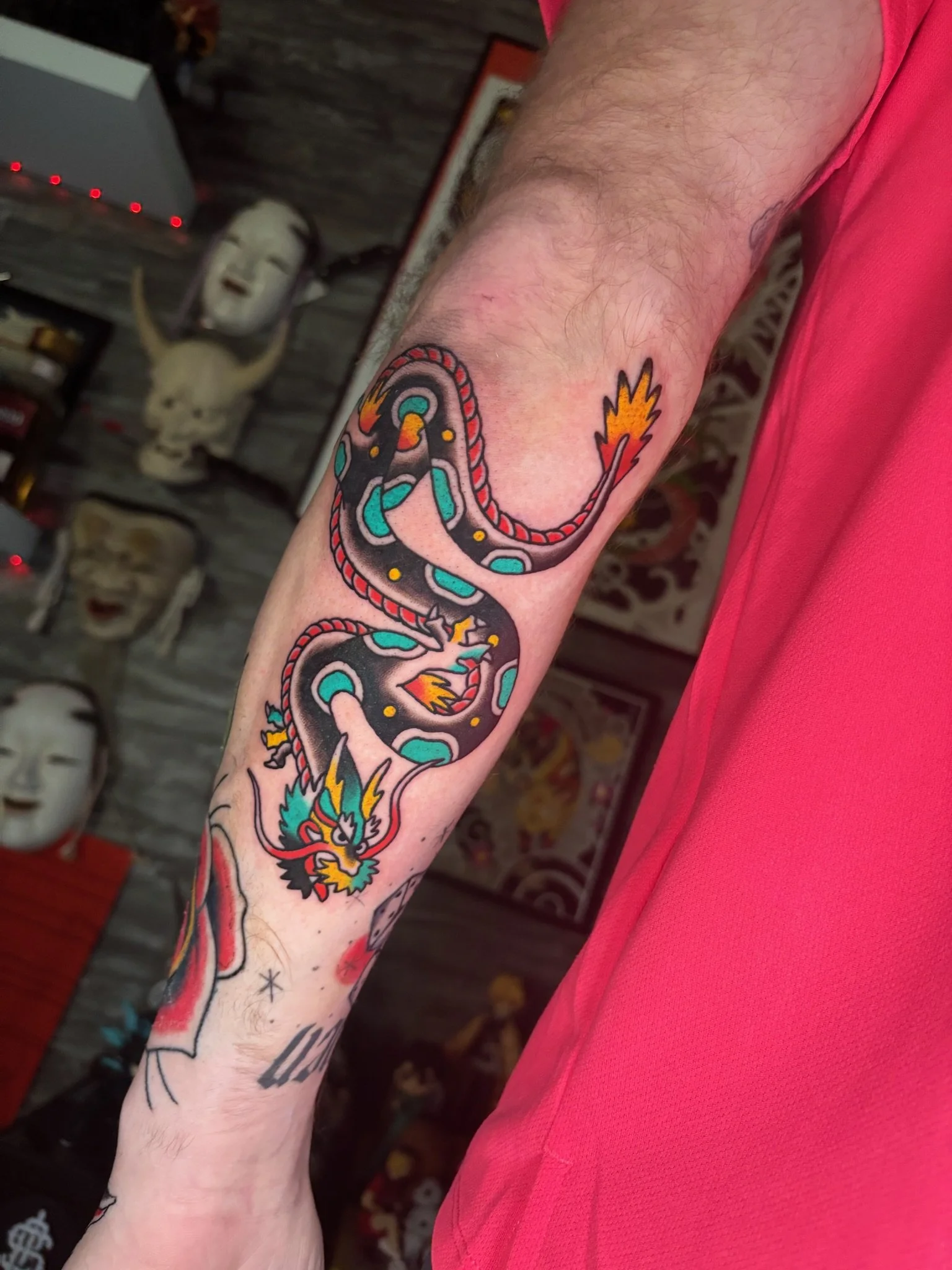 american traditional dragon