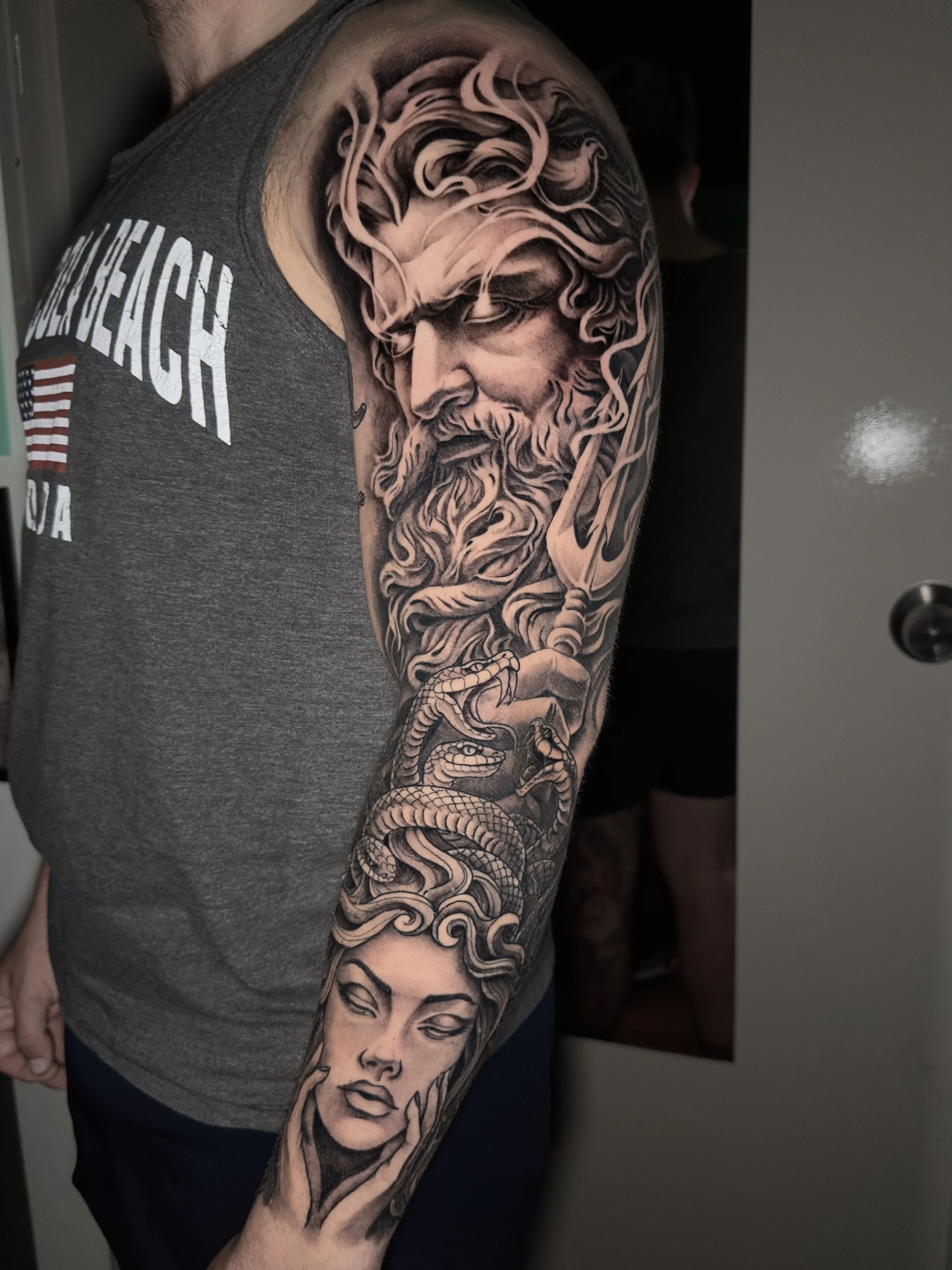 Poseidon and medusa