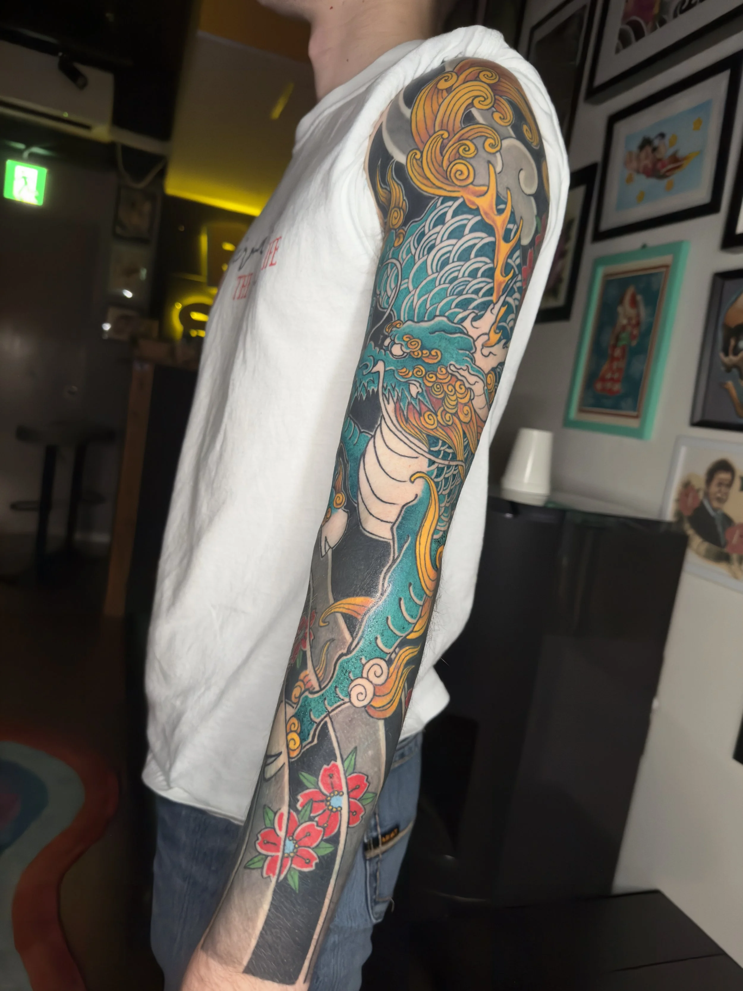 Kirin japanese sleeve