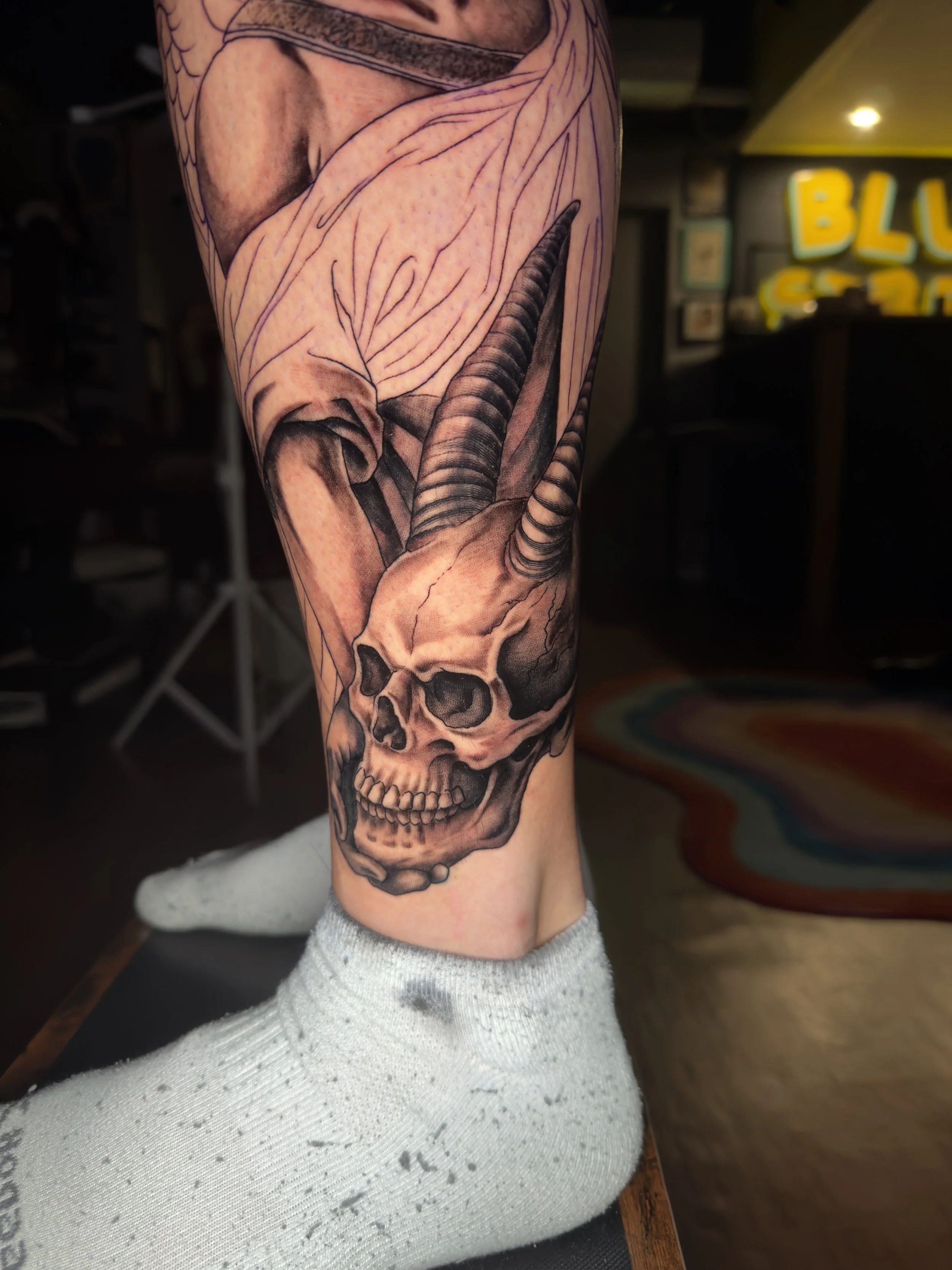 Demonic skull