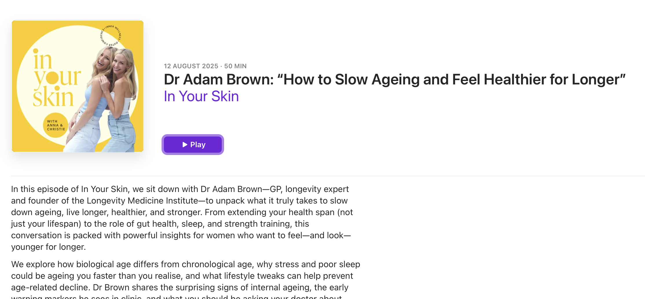 In Your Skin
