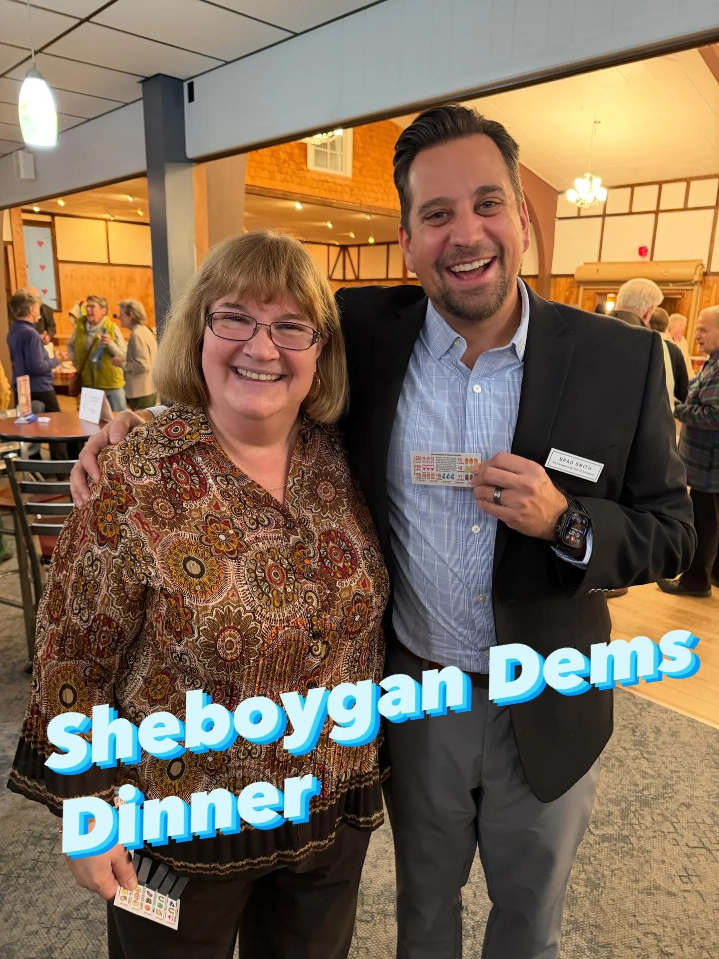 Fun last couple days, hanging with @sheboygancodems friends at their annual dinner for camaraderie and inspiration. Also nice visit with my hometown @winnebagoc people for the county meeting. #ForwardTogether #WI06