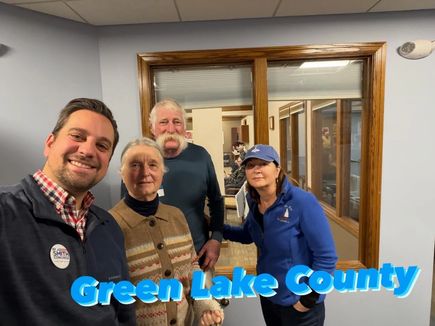 After struggling with the heaviness of this week, I&rsquo;m deeply grateful for a bright day spent with wonderful people across three of our counties.

I spoke with passionate neighbors in Green Lake, protested with positivity in Marquette alongside 