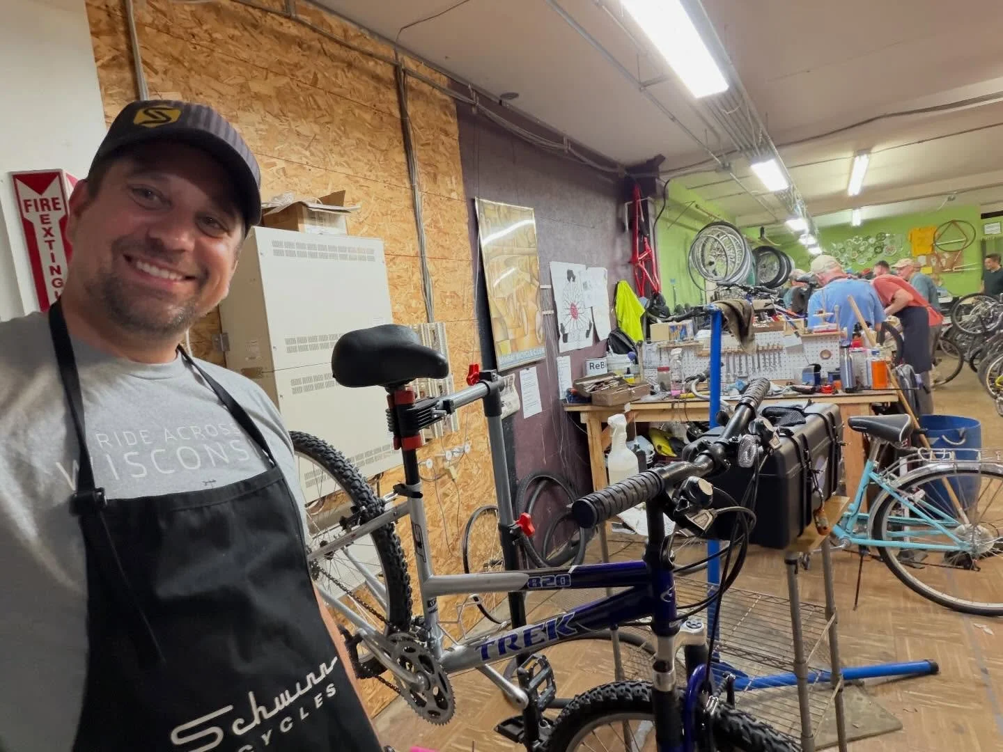 A great evening in Sheboygan yesterday with the ReBike crew, helping wrench on donated bikes and get them ready to ride for people in the community.

I worked in bike shops through high school, college, and beyond, so spending World Bicycle Day fixin