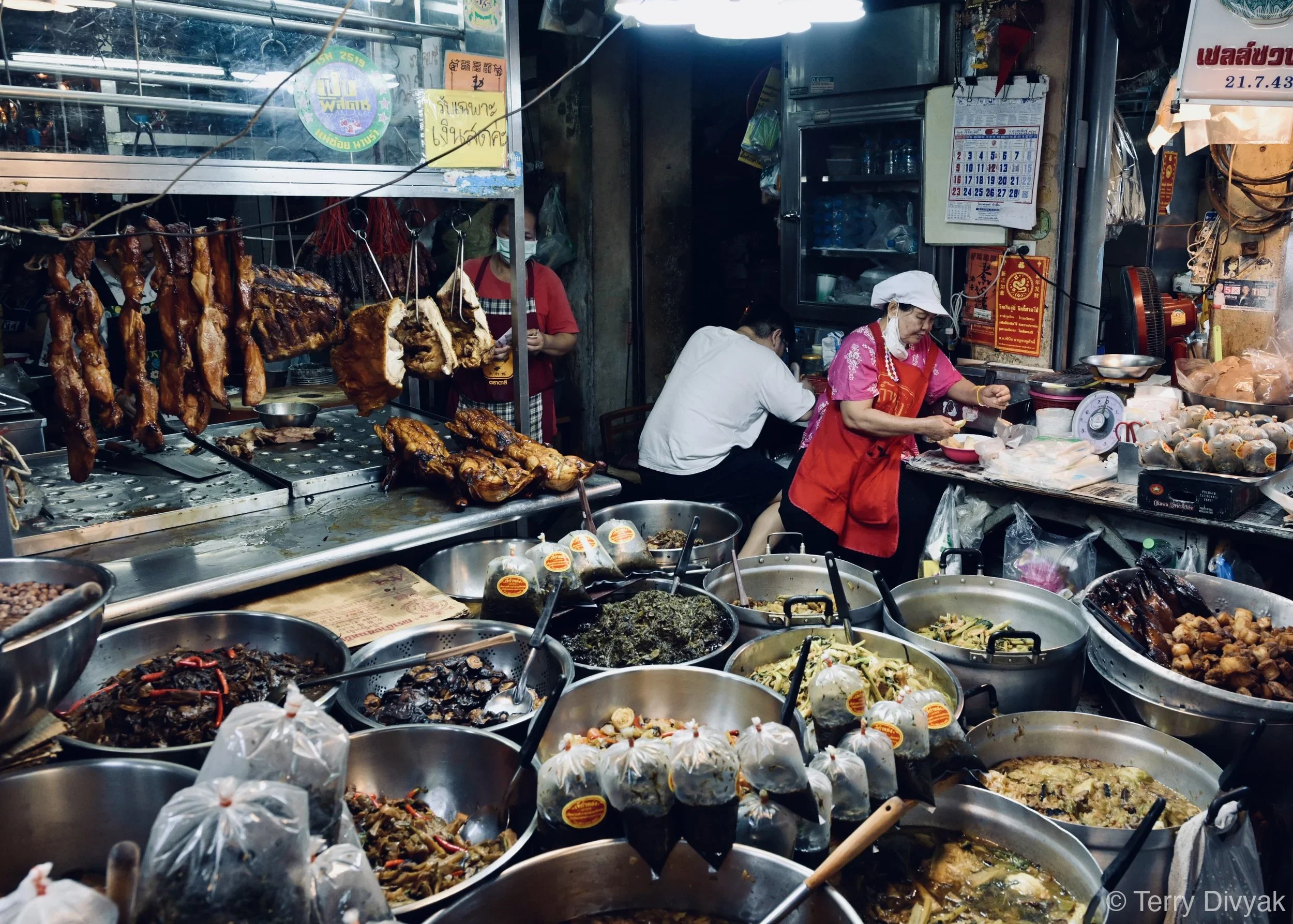 Food in Chinatown in Bangkok