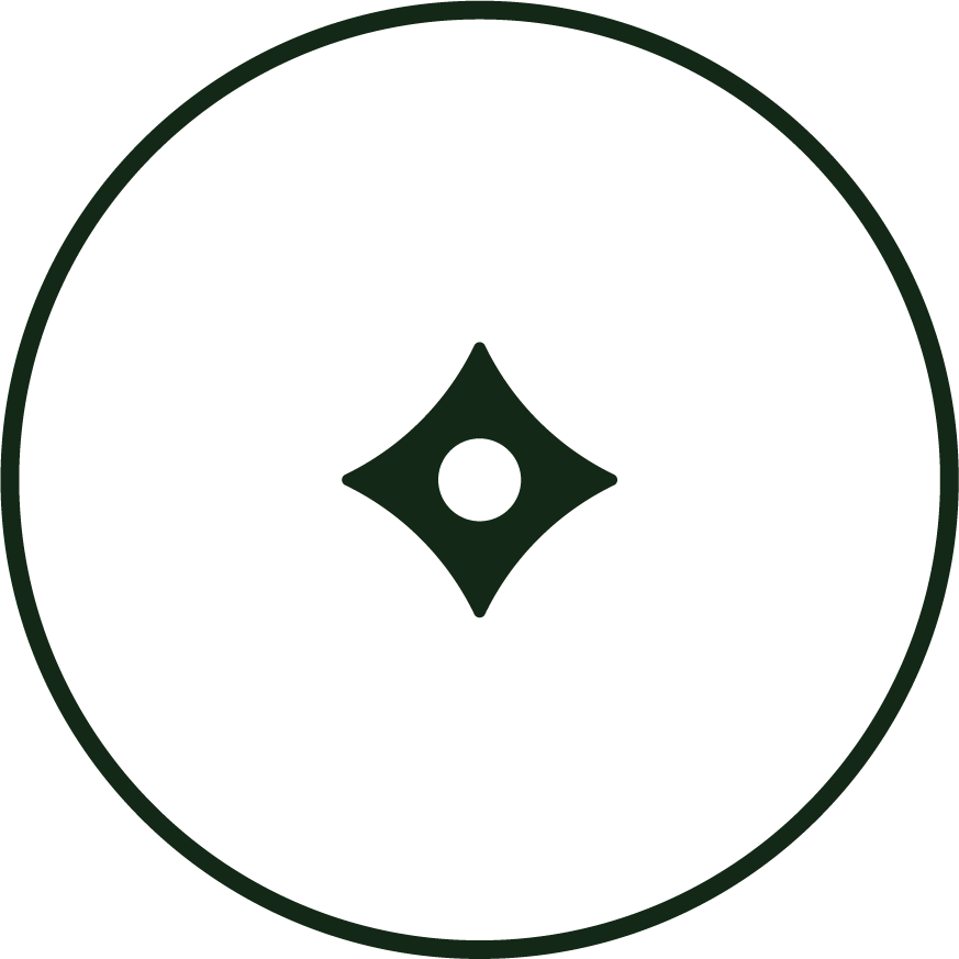 A black and green icon resembling the logo of the Pittsburgh Steelers, an American football team.