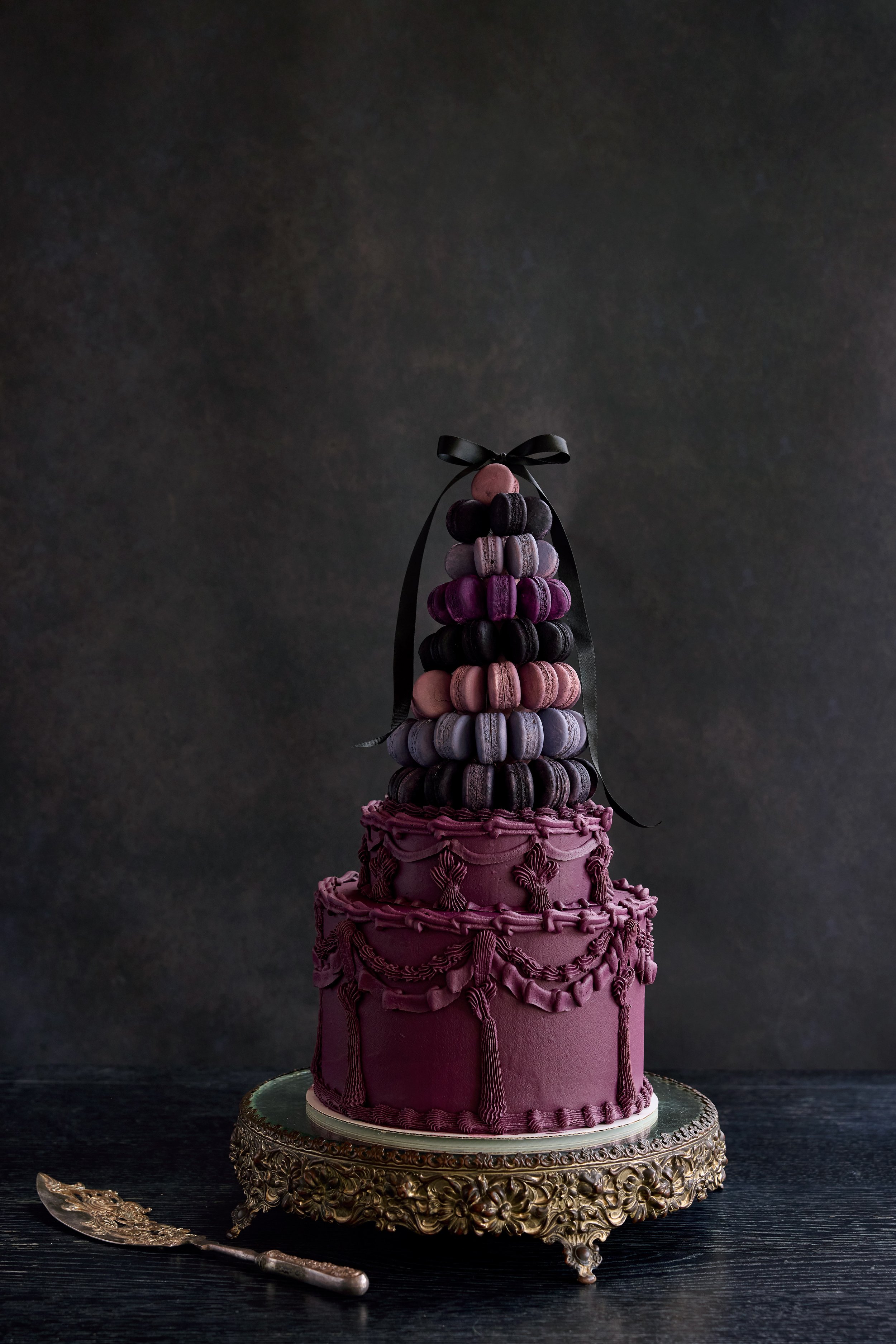 Macaron Tower Cake
