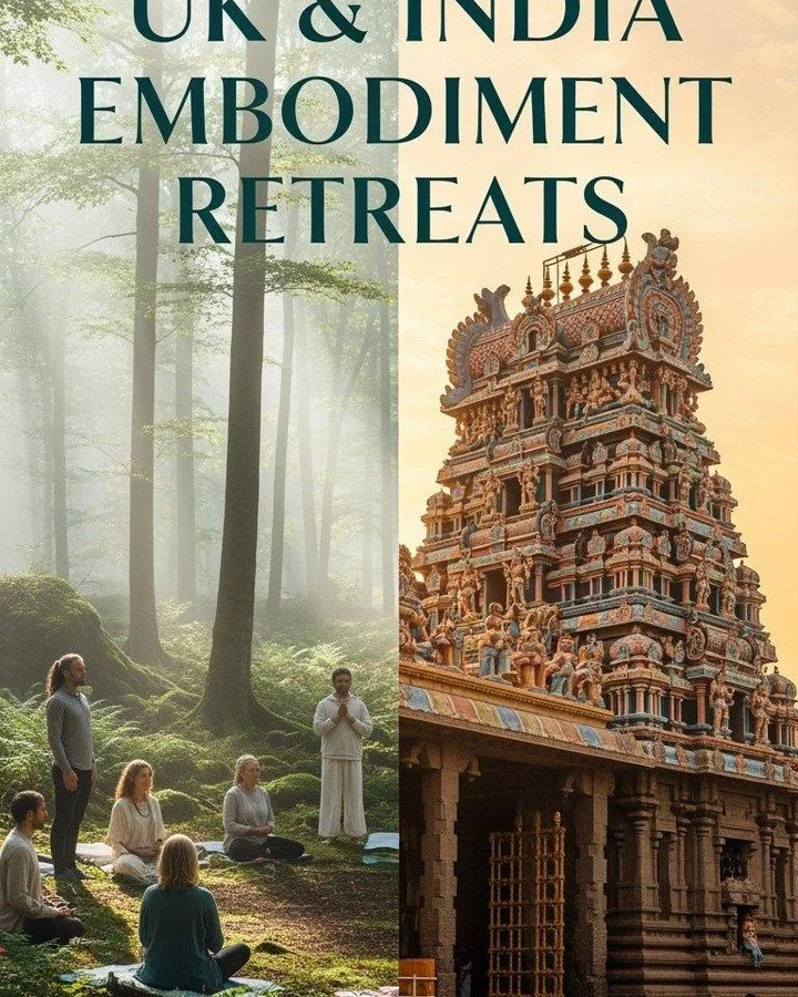 🌍 TWO SACRED LANDSCAPES, ONE TRANSFORMATIVE JOURNEY 🌀

Where ancient wisdom meets embodied presence.

THIS IS NOT JUST A RETREAT. THIS IS A PILGRIMAGE HOME.

The Embodied Way invites 12 souls to choose their sacred path:

🌲 UK RETREAT: Forest Whis