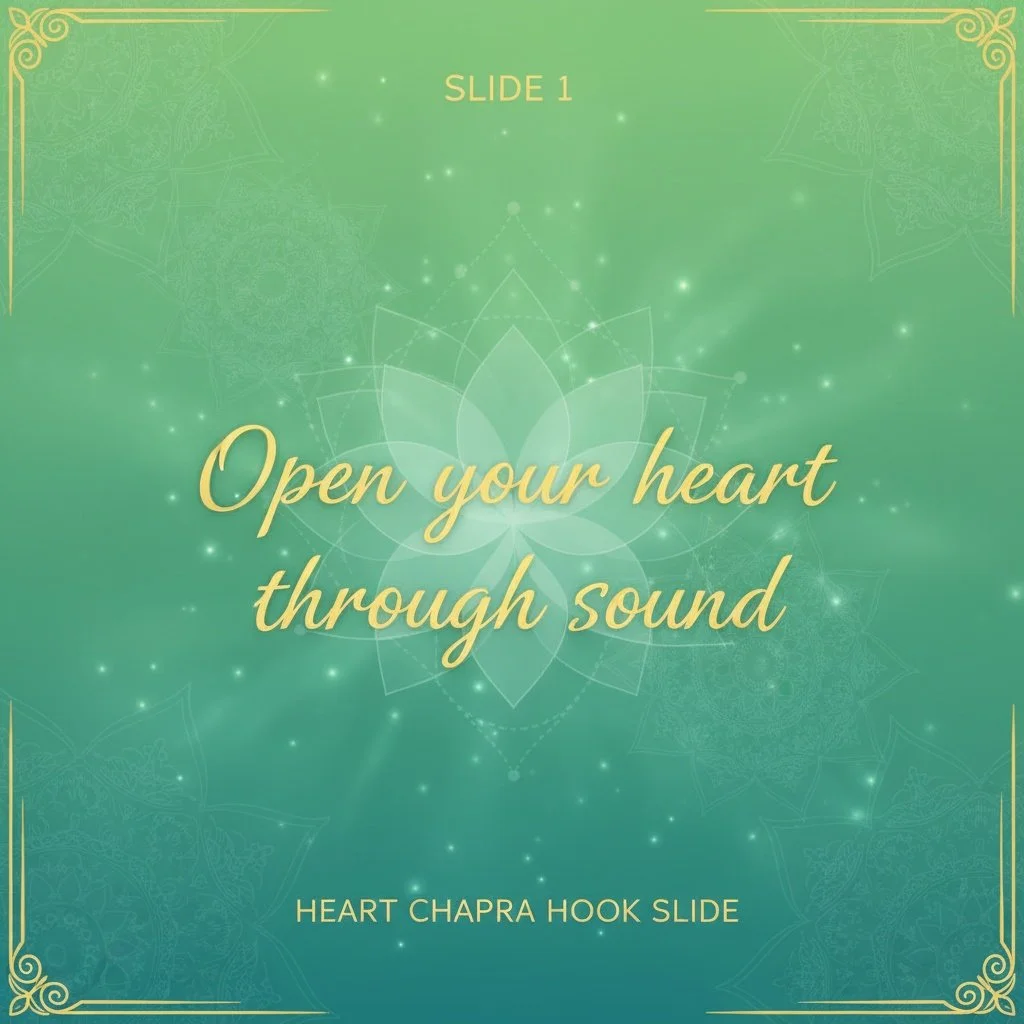 💚 Open your heart through sound...

Your heart chakra isn't just about romantic love&mdash;it's the bridge between your earthly self and your spiritual essence. When sound healing touches this sacred center, something profound shifts.

The gentle fr