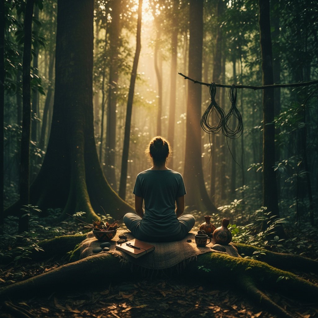 🌱 My Journey: From Curiosity to Conscious Exploration

This path isn't about the medicines. It's about radical self-discovery.

My journey began not with excitement, but with a deep wound. Years of disconnection, searching for something I couldn't n