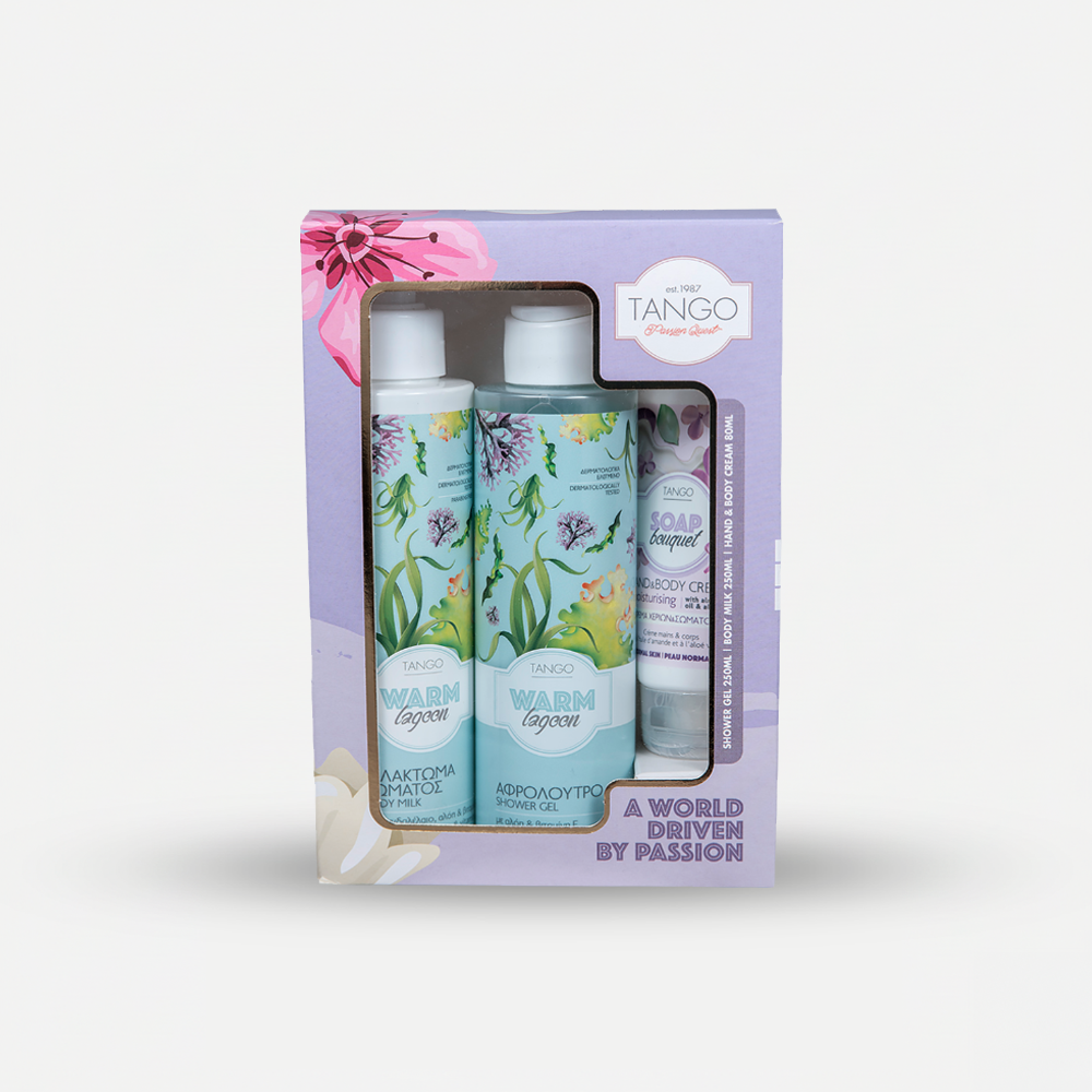 Body Gift Set Warm Lagoon & Soap Bouquet