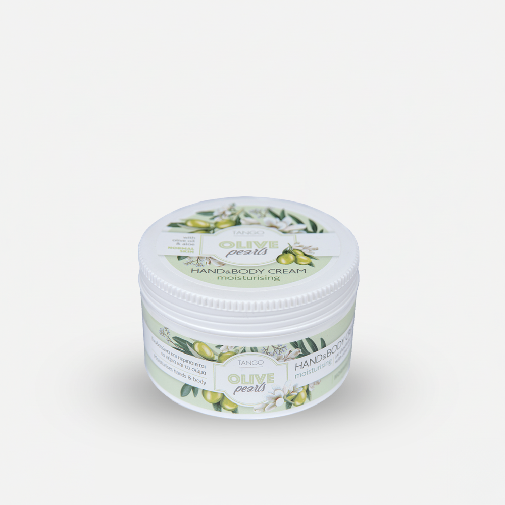 Olive Pearls – Κρέμα χεριών και σώματος, λάδι ελιάς και αλόη 250ml