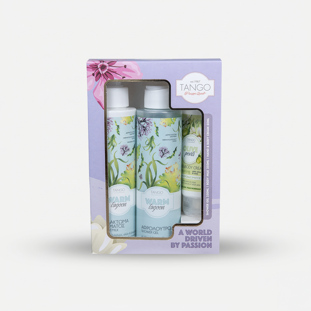 Body Gift Set Warm Lagoon & Olive Pearls