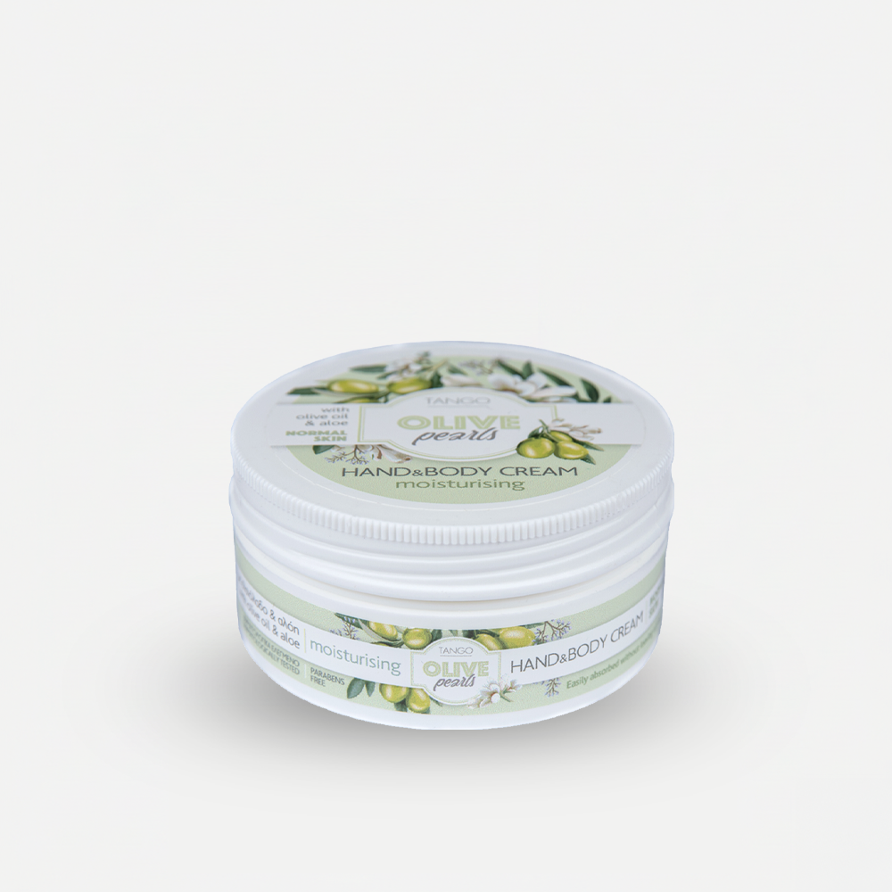 Olive Pearls – Κρέμα χεριών και σώματος, λάδι ελιάς και αλόη 75ml