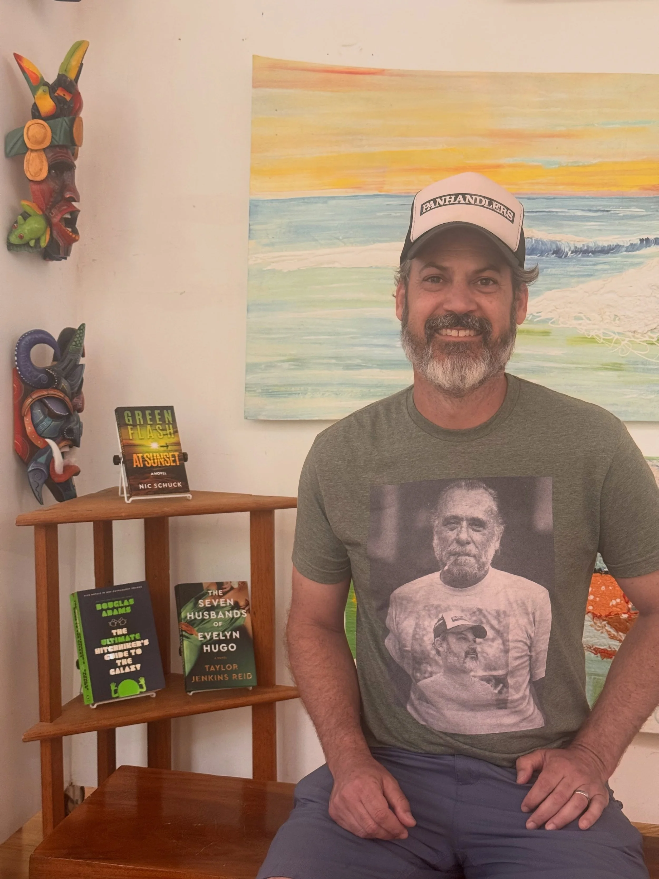 What a privilege it was to host author Nic Schuck today at Hamaca for a book signing. It&rsquo;s truly a pleasure to meet interesting authors and learn about their experiences and perspectives in the writing process. We stocked up the shop with two o
