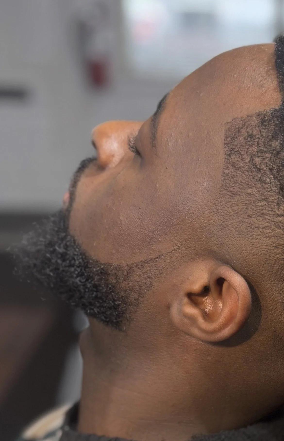 Fresh lineup and beard shape-up by Very Well barbershop in Bellevue, WA